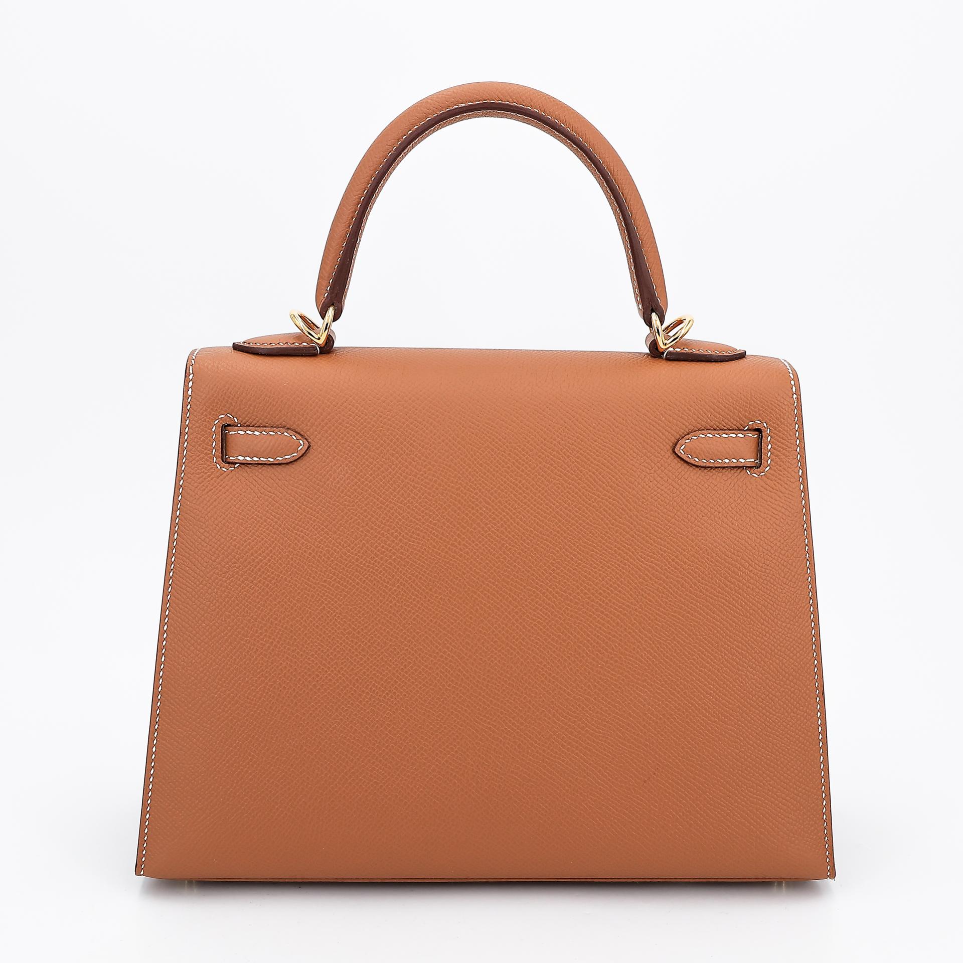 Brand New ( Rank N ) HERMÈS Kelly 25 Sellier Gold (37) Epsom Gold hardware W (2024) - 2