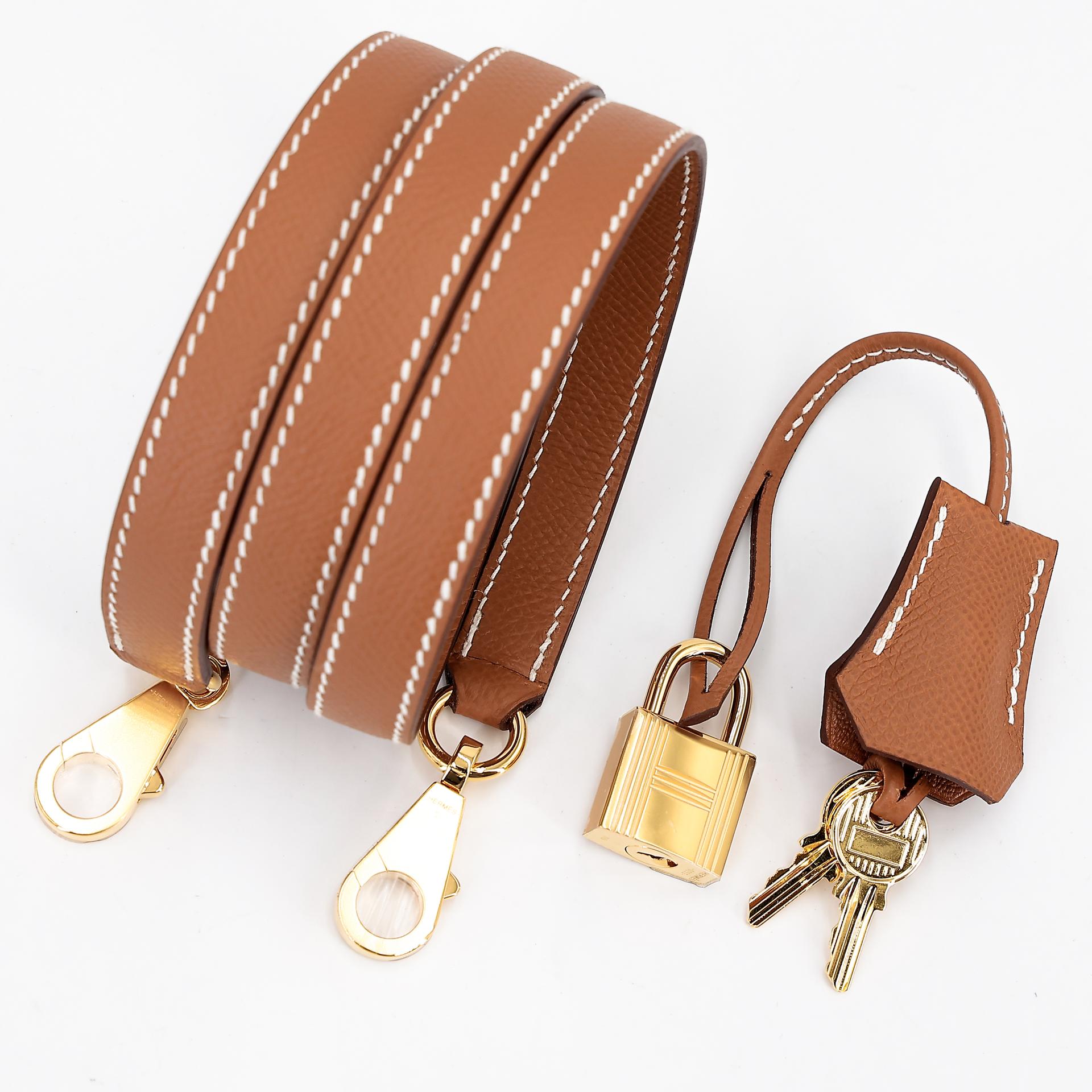 Brand New ( Rank N ) HERMÈS Kelly 25 Sellier Gold (37) Epsom Gold hardware W (2024) - 18