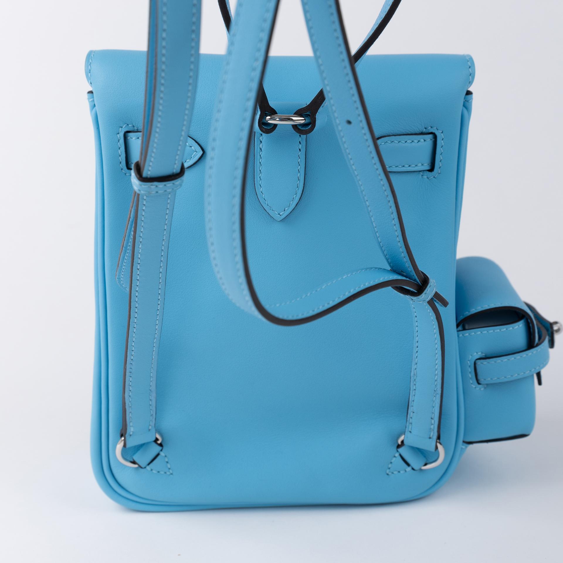 Brand New ( Rank N )  HERMÈS  Kelly Jump Celeste (7N) Swift Palladium hardware W (2024) - 2