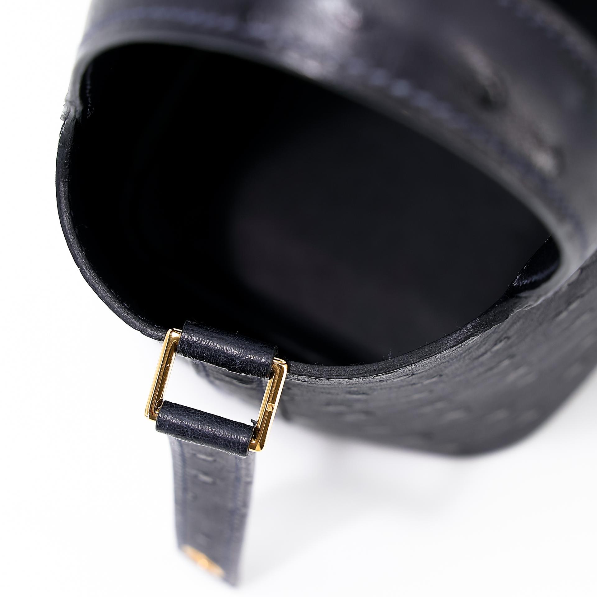 Brand New ( Rank N ) HERMÈS Picotin Lock Micro 14 Caban (3Y) Ostrich Gold hardware B (2023) - 13