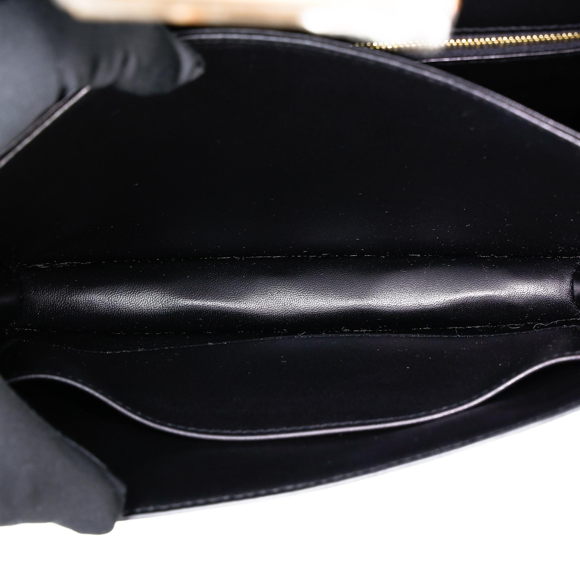 Excellent ( Rank SA ) HERMÈS Constance 24 Black (89) Alligator Rose Gold hardware A (2017) - 25