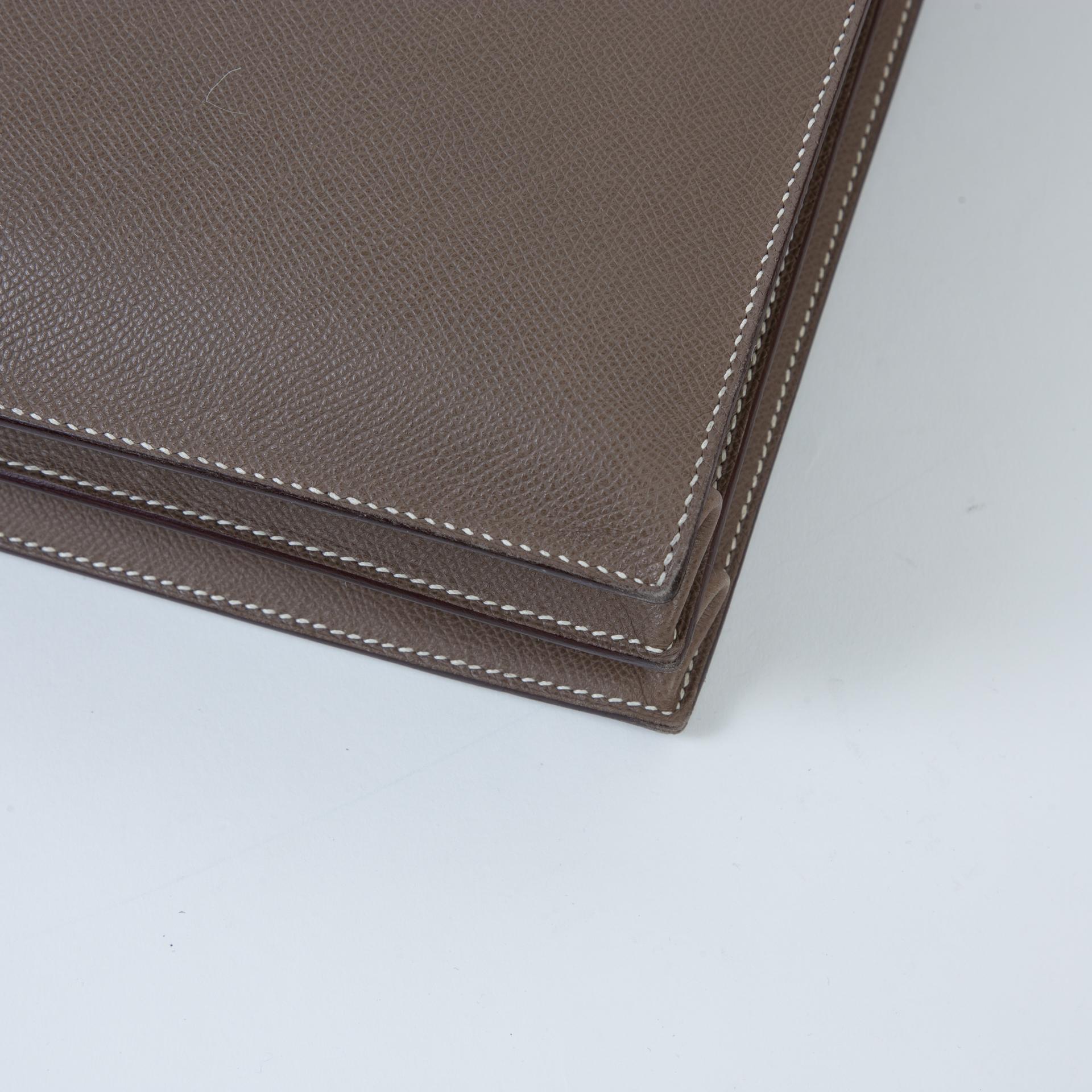 ランク AB  HERMÈS エルメス  ケリーデベッシュ38 エトゥープ (18) エプソン シルバー金具 □L刻印 - 7