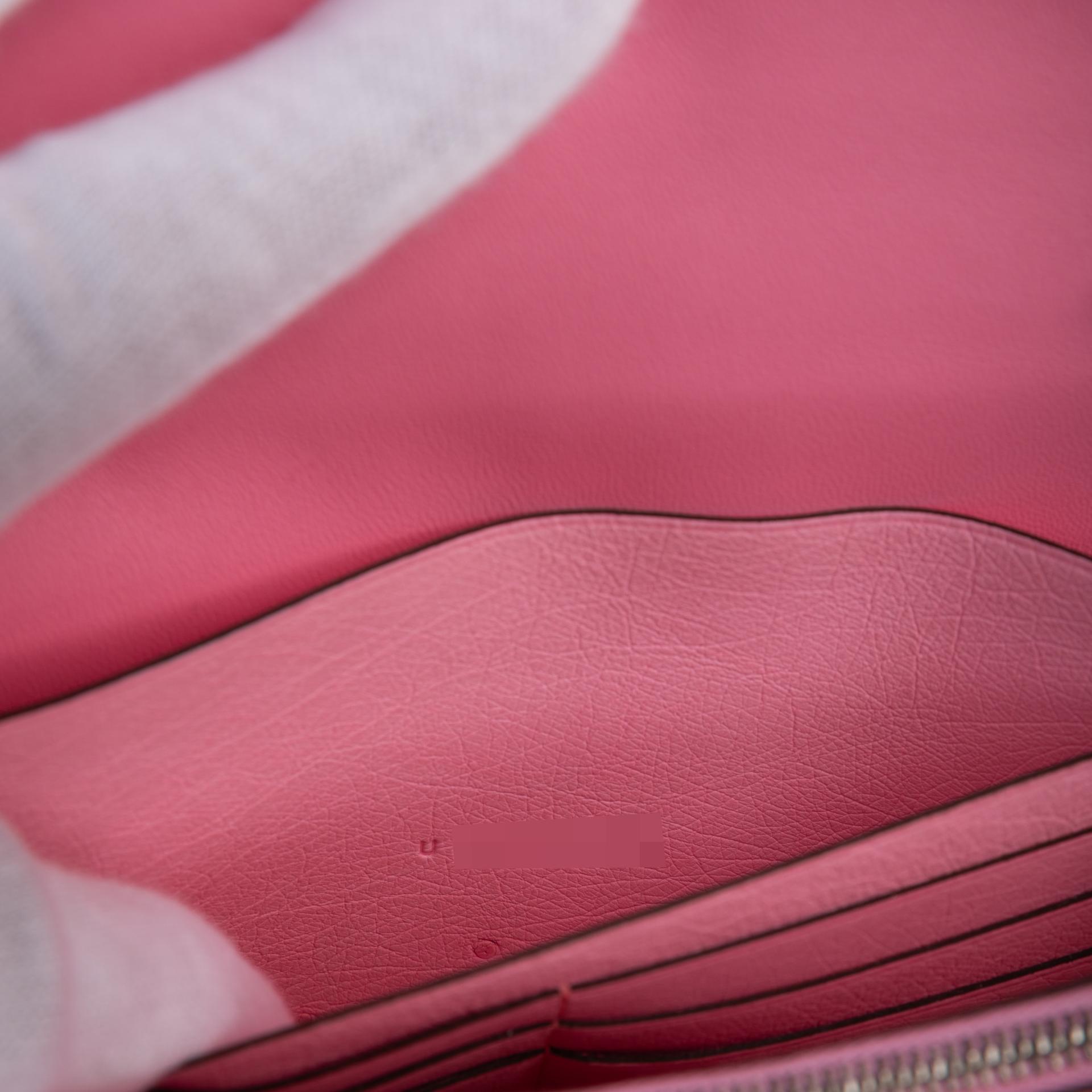 Unused ( Rank NS )  HERMÈS  Constance To Go Rose Bubblegum (L4) Ostrich Palladium hardware U (2022) - 17