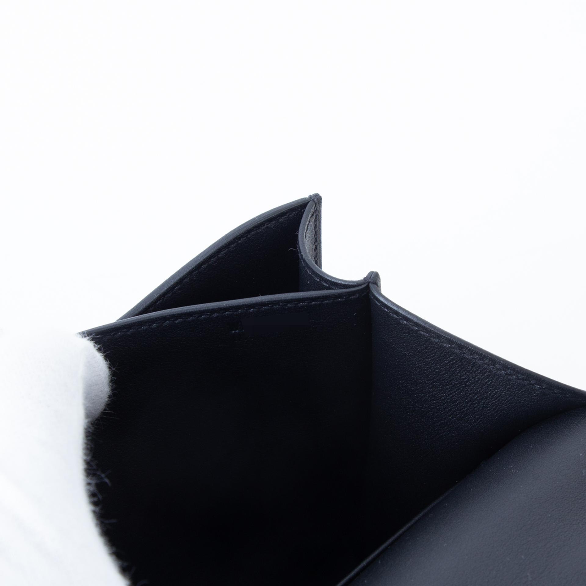 Brand New ( Rank N )  HERMÈS  Constance Mini Black (89) Swift Palladium hardware W (2024) - 15