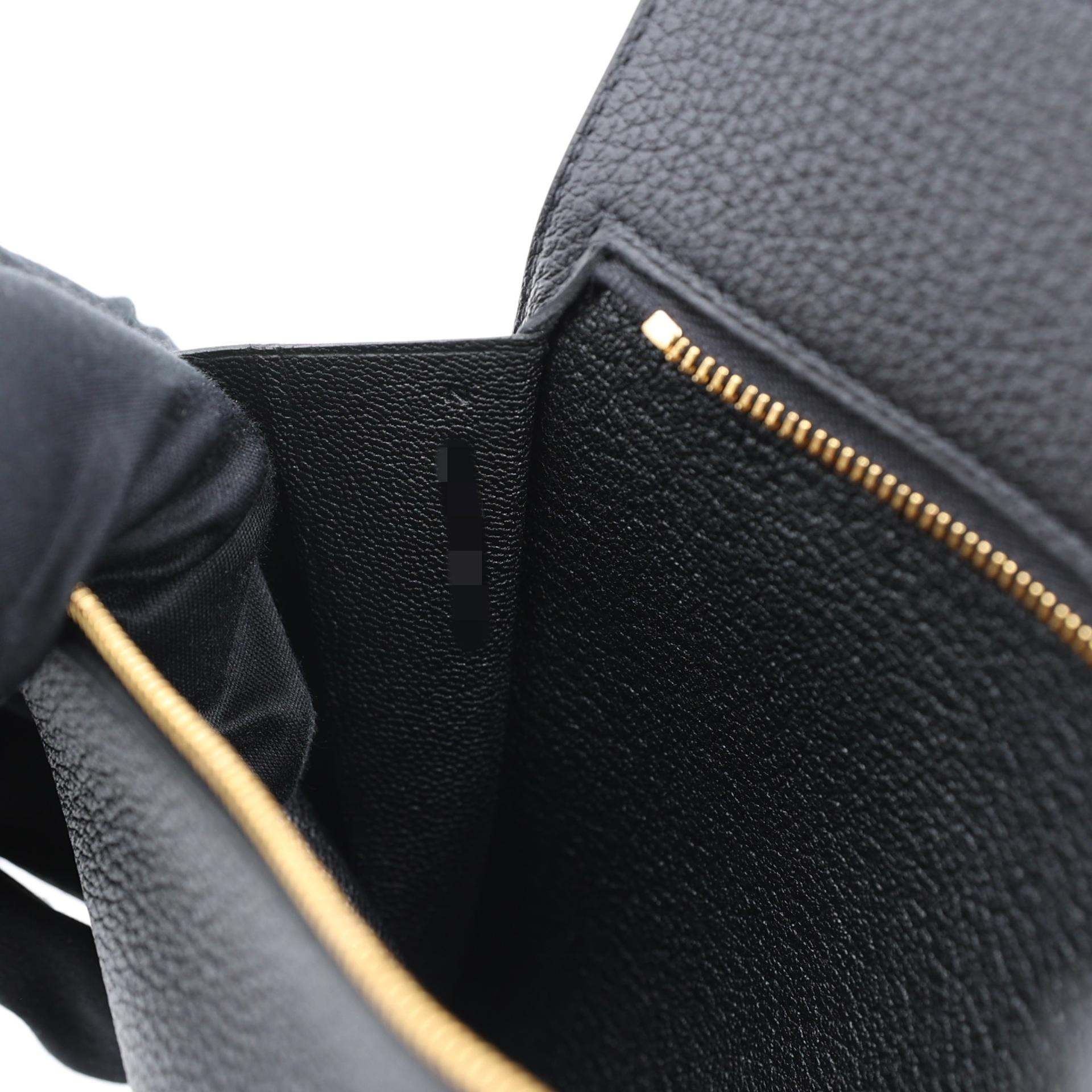 Excellent ( Rank SA ) HERMÈS Pochette BackPocket 25 Black (89) Togo Gold hardware Z (2021) - 11