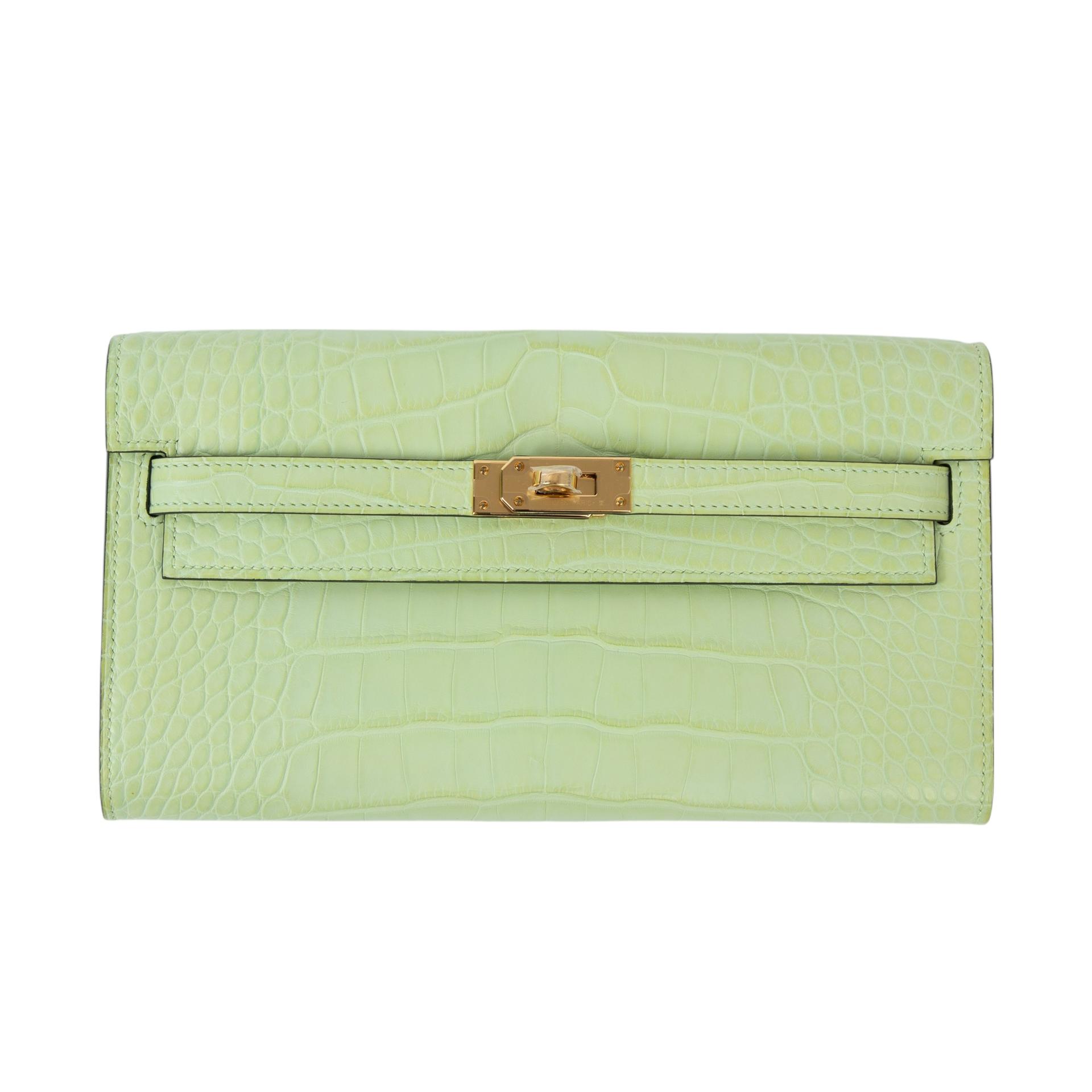 Kelly To Go Wallet Jaune Bourgeon (R9)