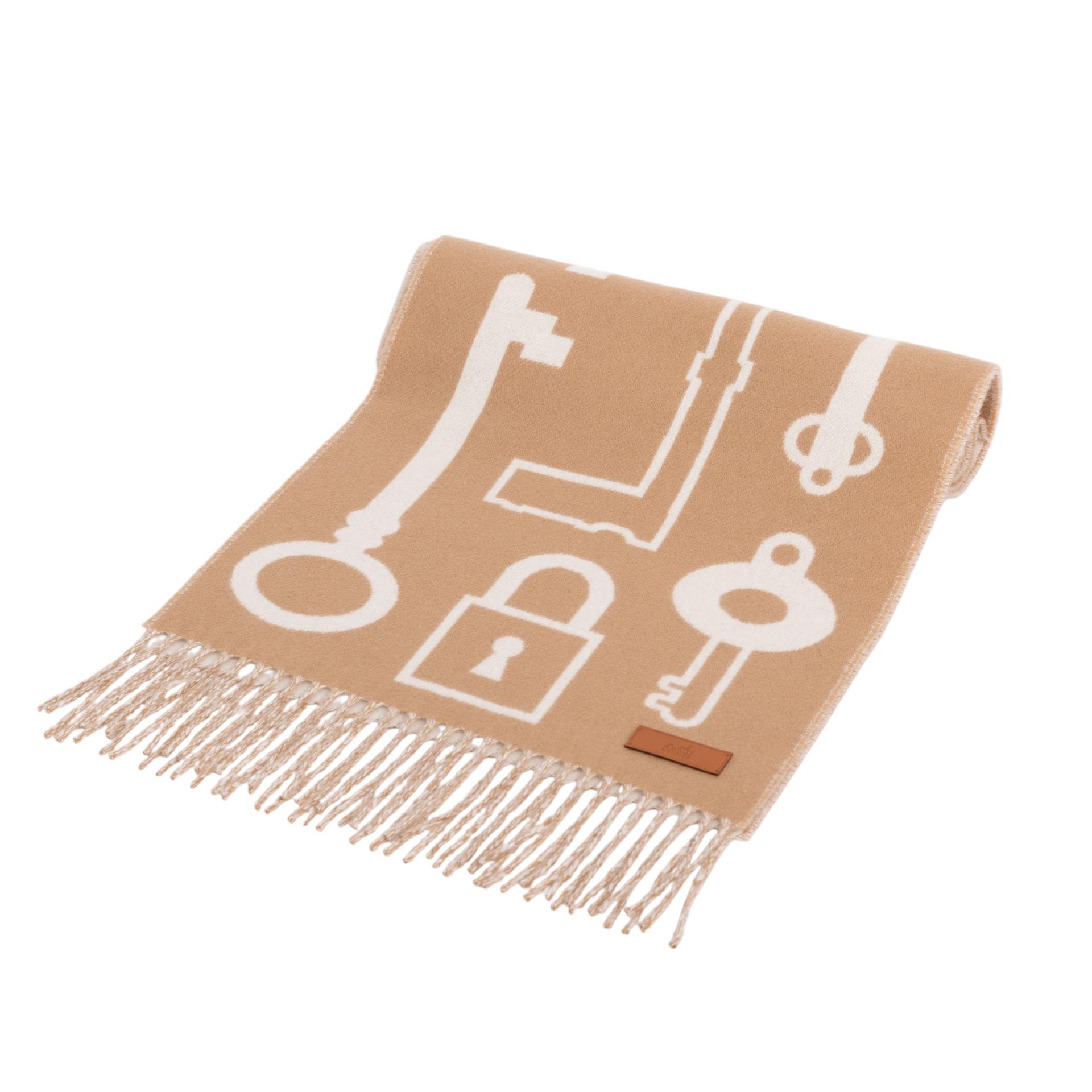 Brand New ( Rank N )  HERMÈS  Other Beige Cashmere None None - 1