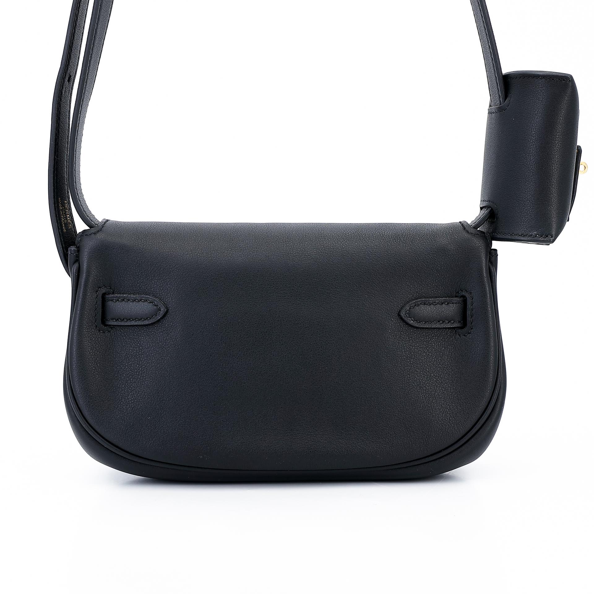 Excellent ( Rank SA ) HERMÈS Kelly Moove Black (89) Swift Gold hardware B (2023) - 2