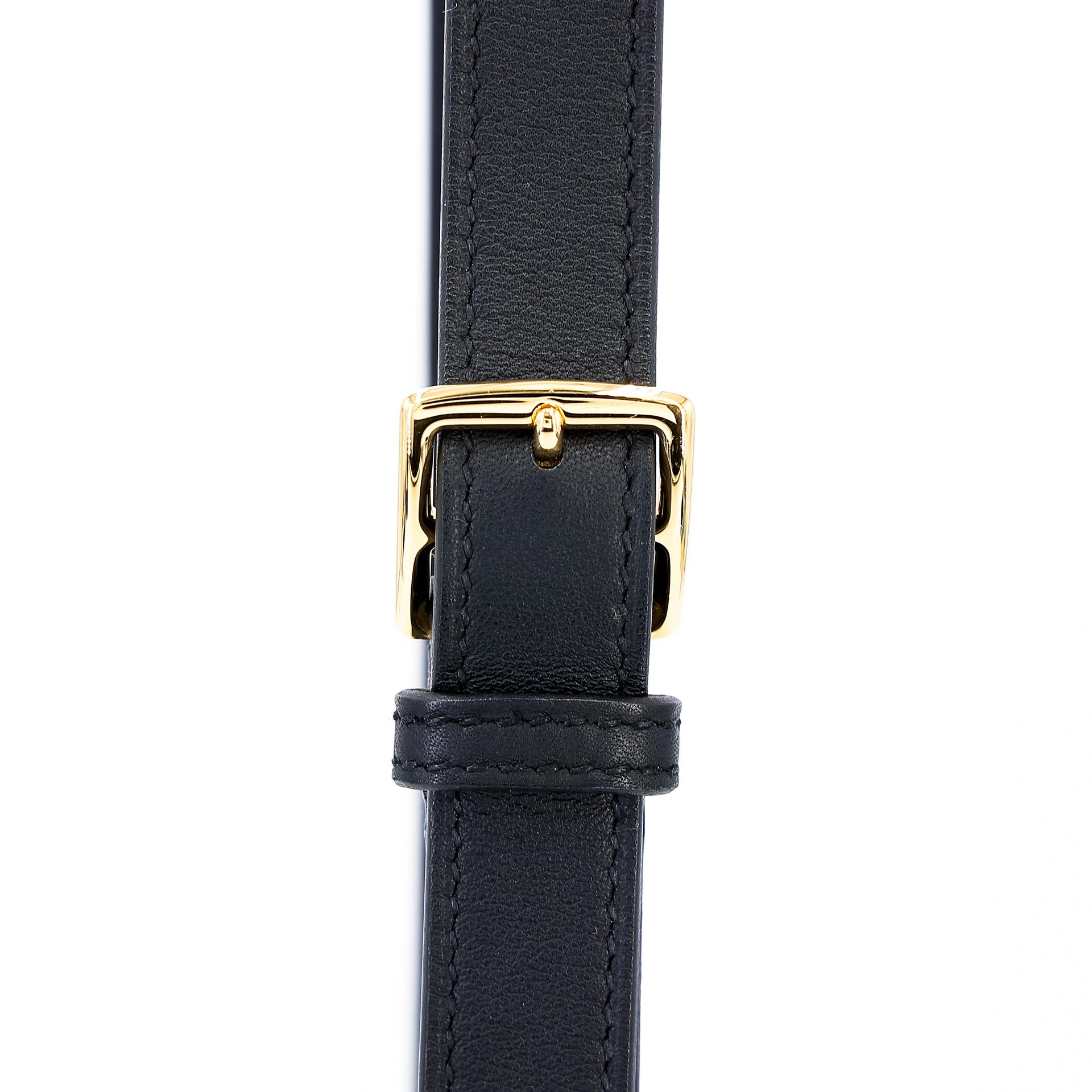 Excellent ( Rank SA ) HERMÈS Kelly Moove Black (89) Swift Gold hardware B (2023) - 4