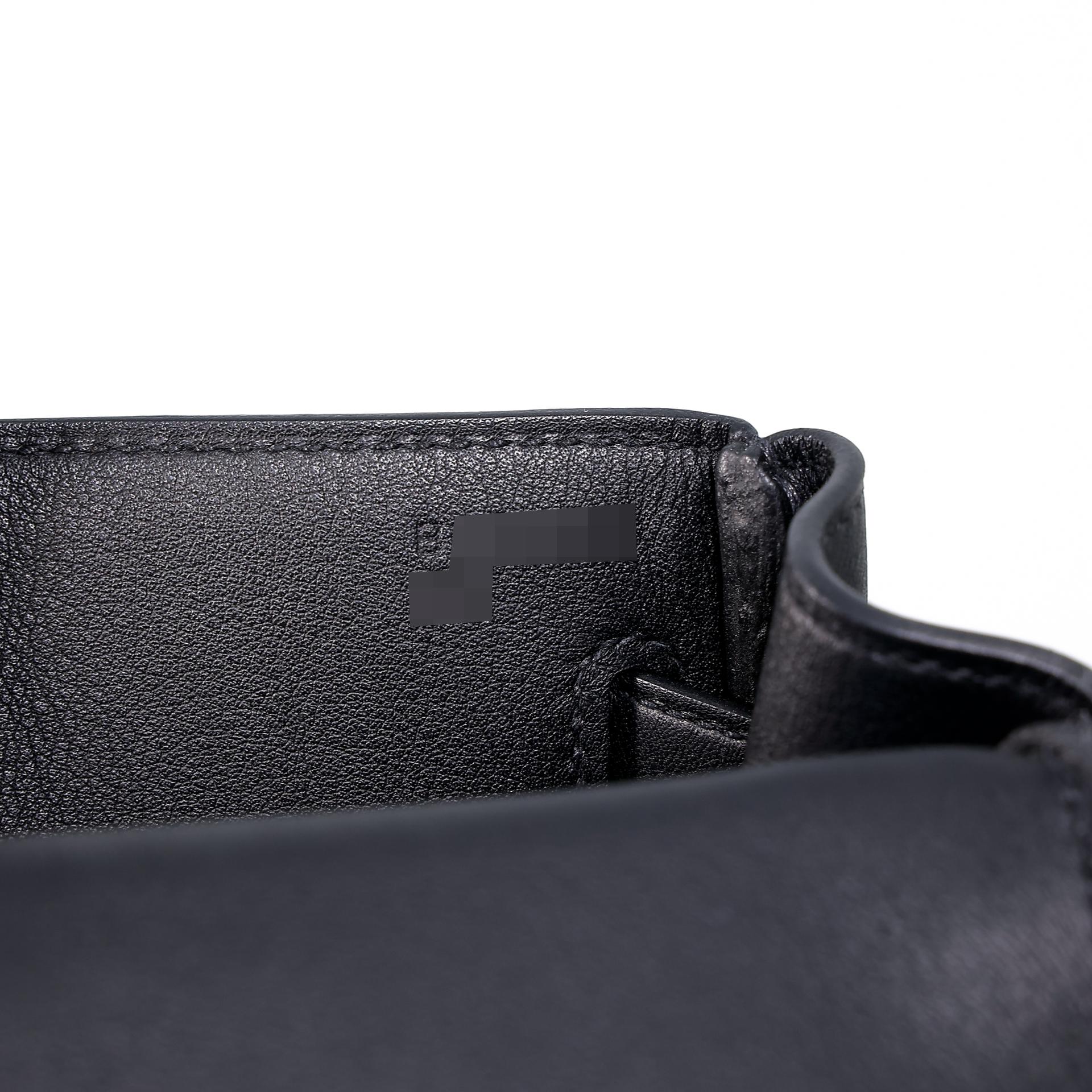 Excellent ( Rank SA ) HERMÈS Kelly Moove Black (89) Swift Gold hardware B (2023) - 16