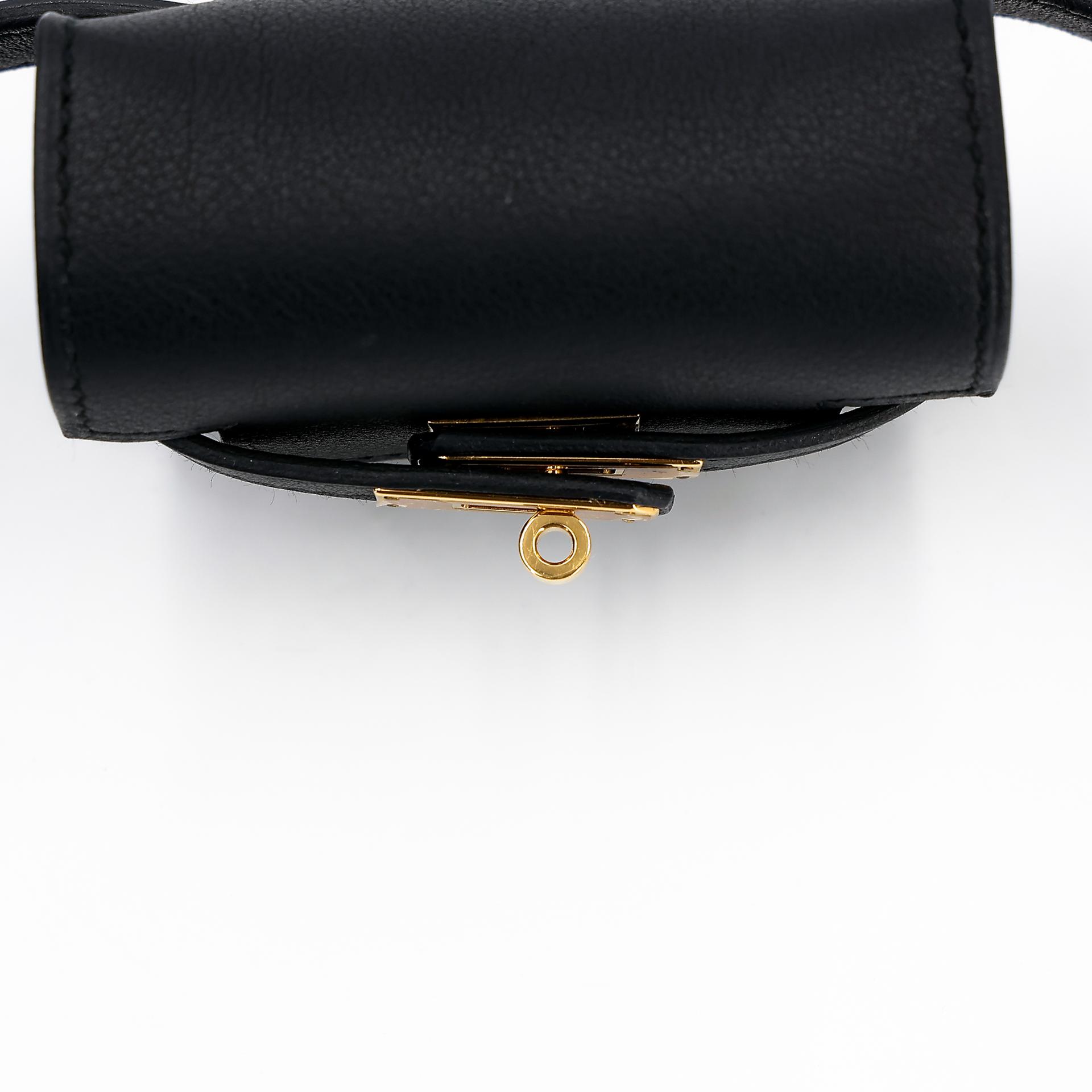 Excellent ( Rank SA ) HERMÈS Kelly Moove Black (89) Swift Gold hardware B (2023) - 26