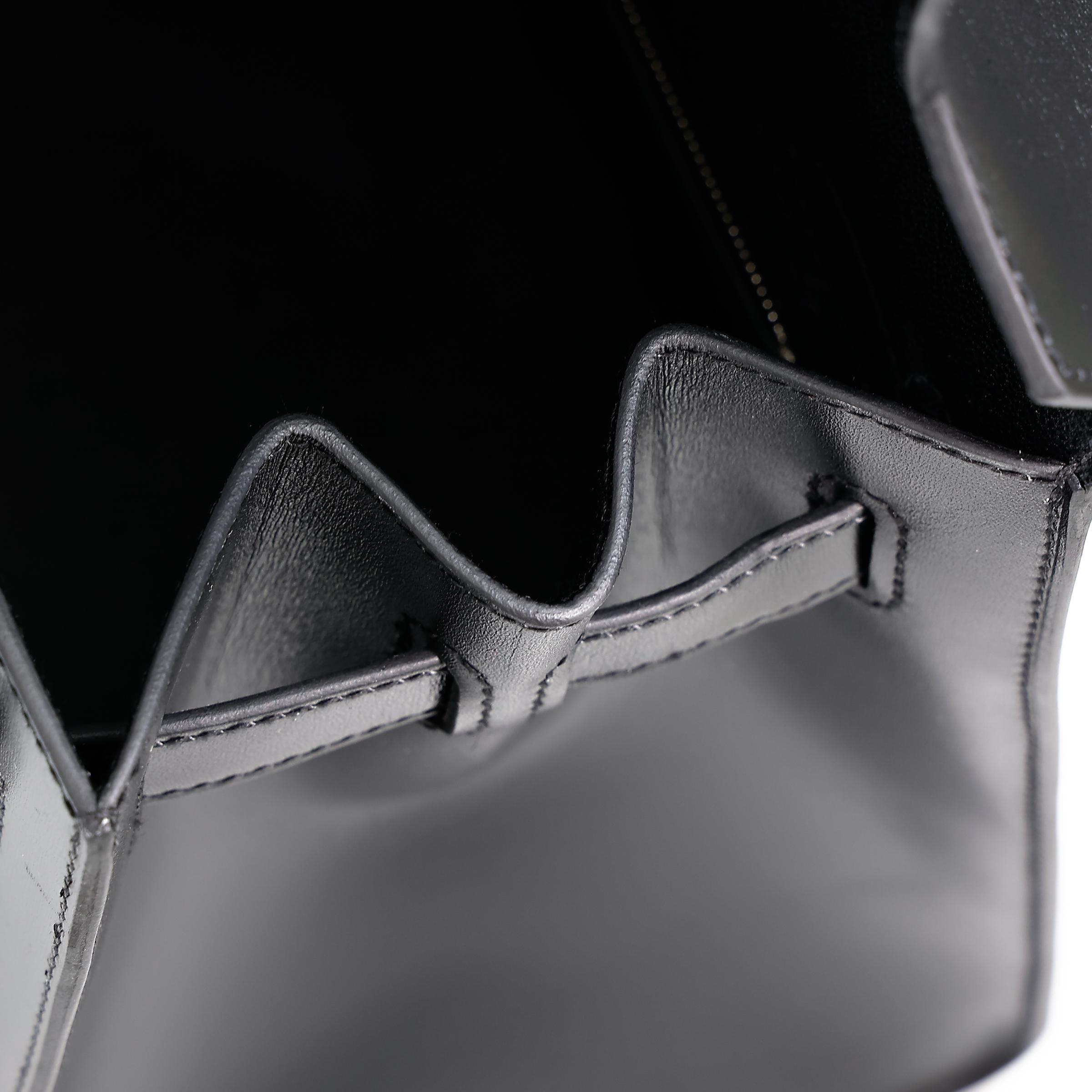 Brand New ( Rank N ) HERMÈS Birkin 30 Sellier Black (89) Box-calf Palladium hardware W (2024) - 14