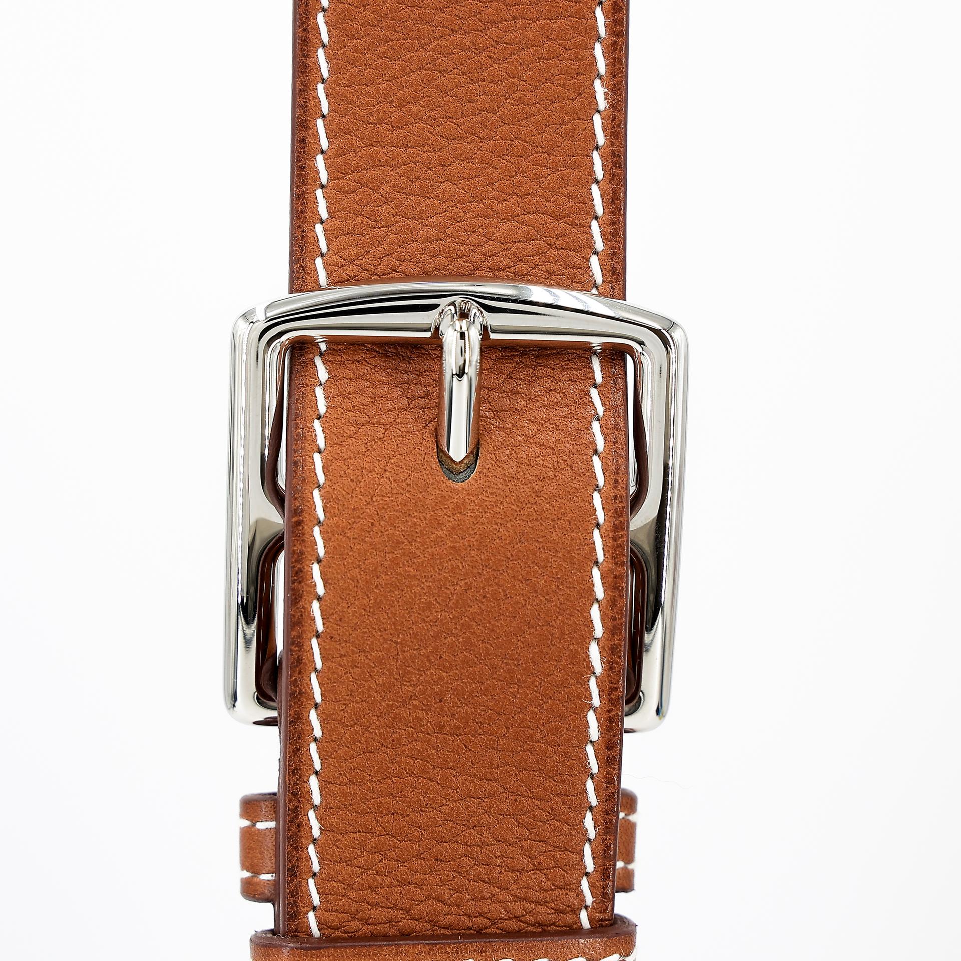 Brand New ( Rank N ) HERMÈS Kelly Messenger PM Fauve (34) Barenia Palladium hardware W (2024) - 4