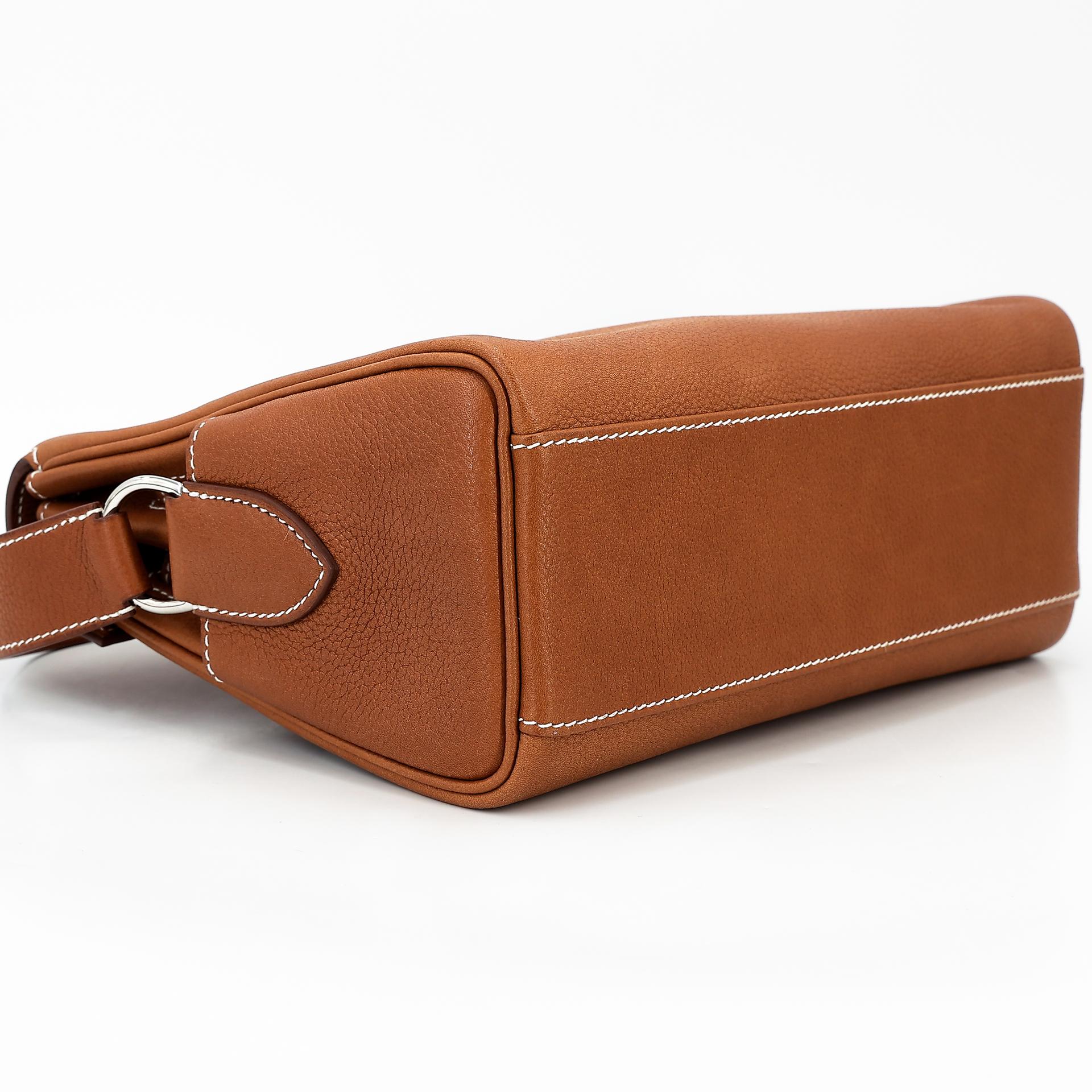 Brand New ( Rank N ) HERMÈS Kelly Messenger PM Fauve (34) Barenia Palladium hardware W (2024) - 8