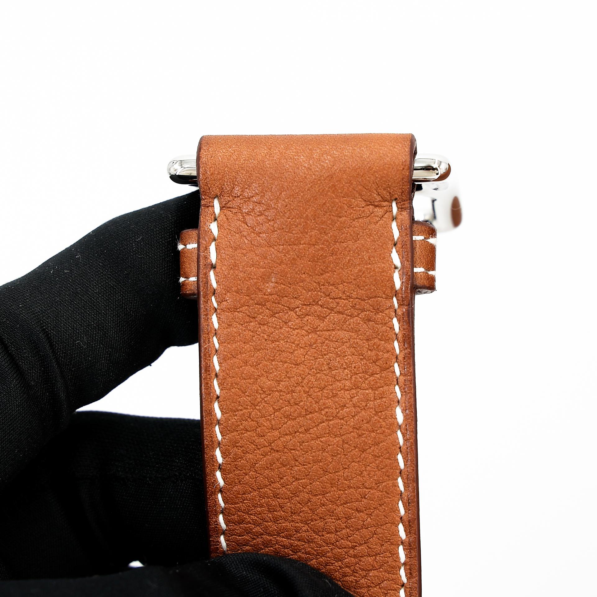 Brand New ( Rank N ) HERMÈS Kelly Messenger PM Fauve (34) Barenia Palladium hardware W (2024) - 9