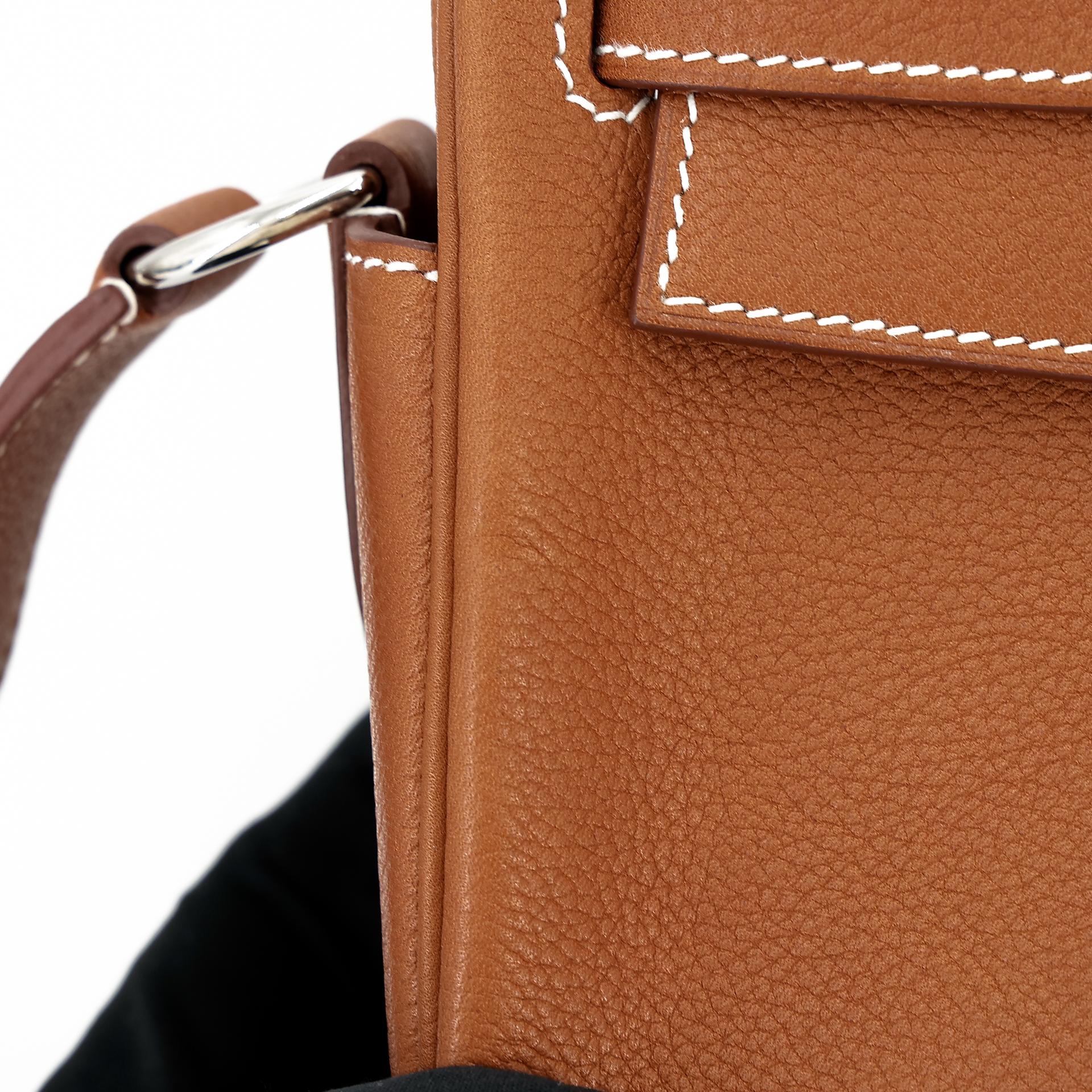 Brand New ( Rank N ) HERMÈS Kelly Messenger PM Fauve (34) Barenia Palladium hardware W (2024) - 13