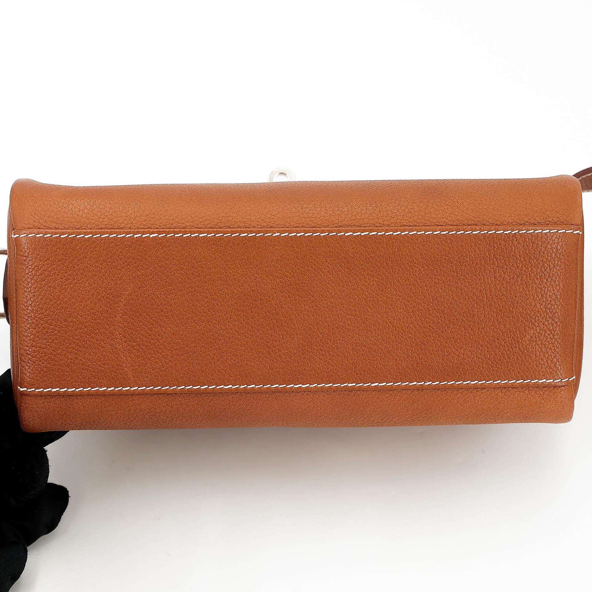 Brand New ( Rank N ) HERMÈS Kelly Messenger PM Fauve (34) Barenia Palladium hardware W (2024) - 14