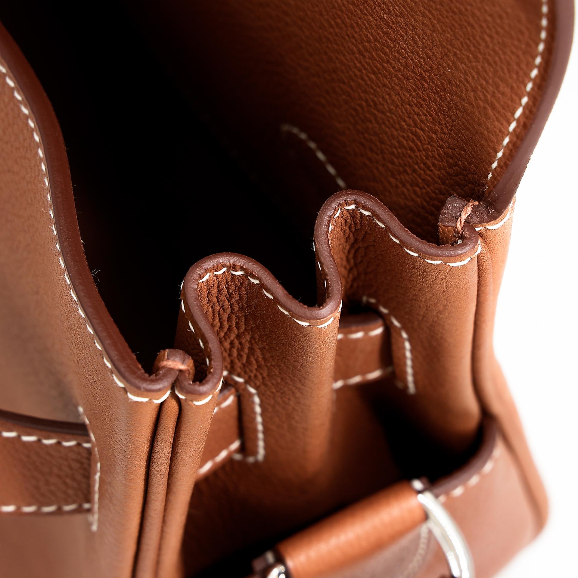Brand New ( Rank N ) HERMÈS Kelly Messenger PM Fauve (34) Barenia Palladium hardware W (2024) - 25
