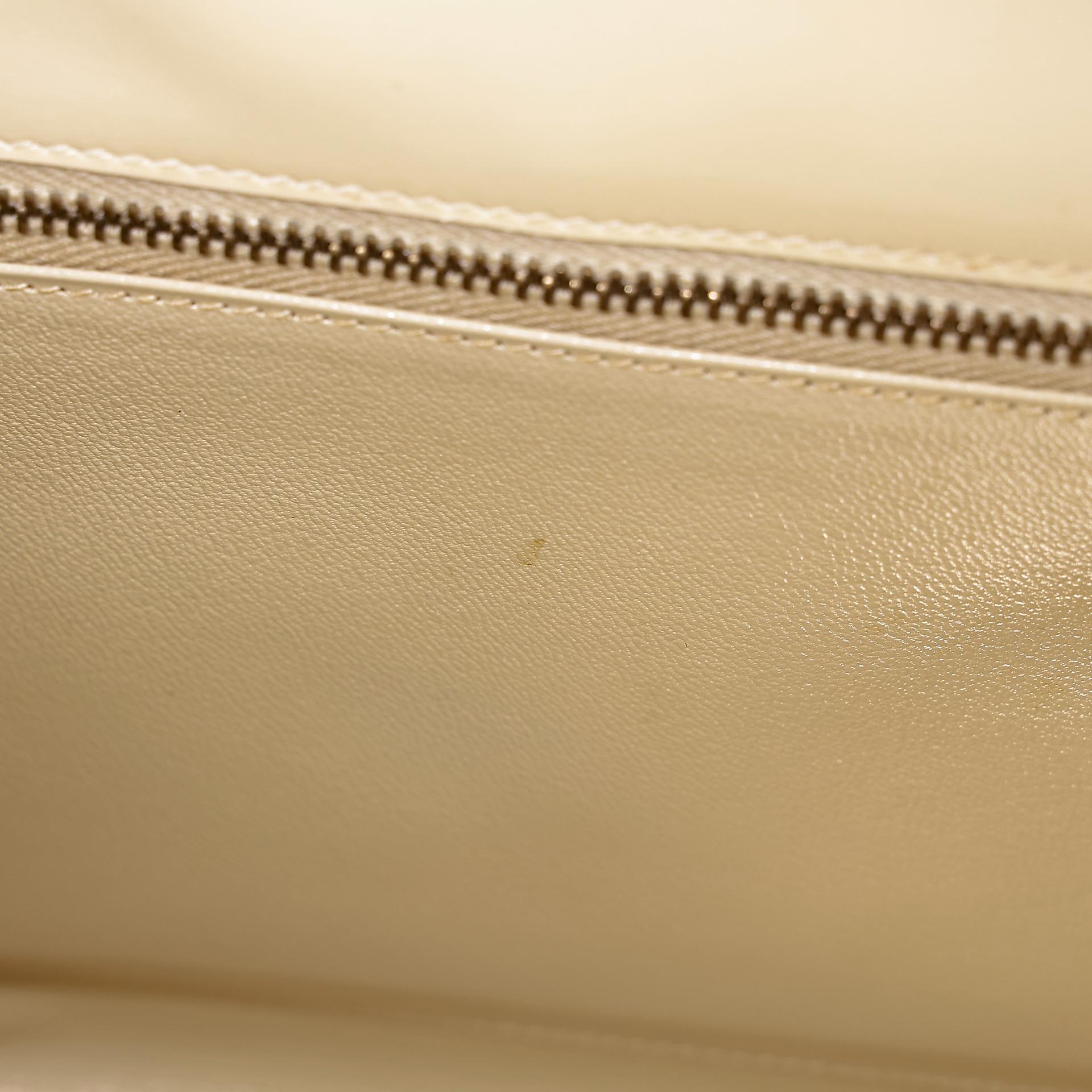 Good ( Rank AB) HERMÈS Kelly 32 Sellier Crinoline Beige Crinoline Box-calf Gold hardware Circle S (1989) - 33