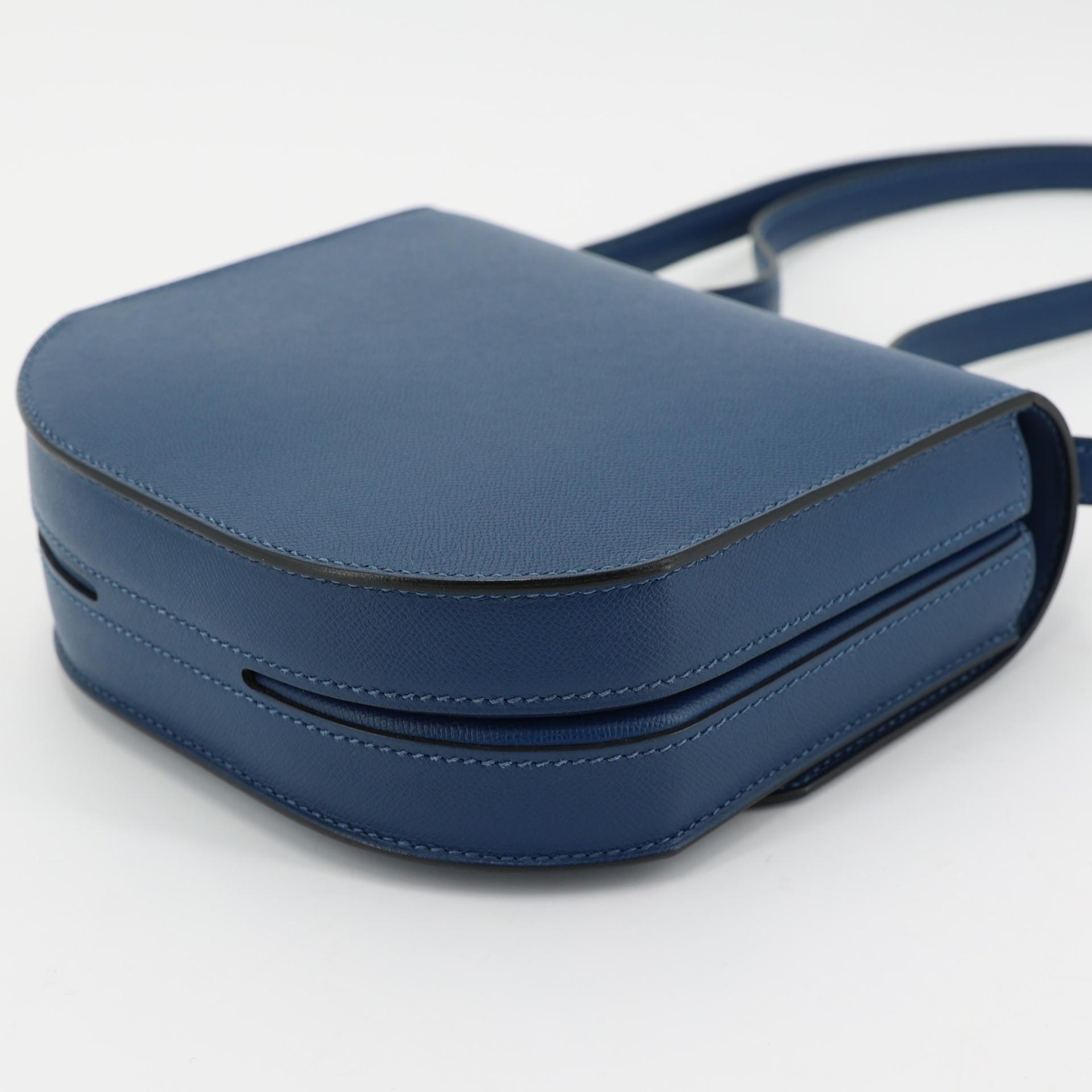 Unused ( Rank NS ) HERMÈS Mosaique Mini Deep Blue (S4) Madame Electrum hardware Y (2020) - 7