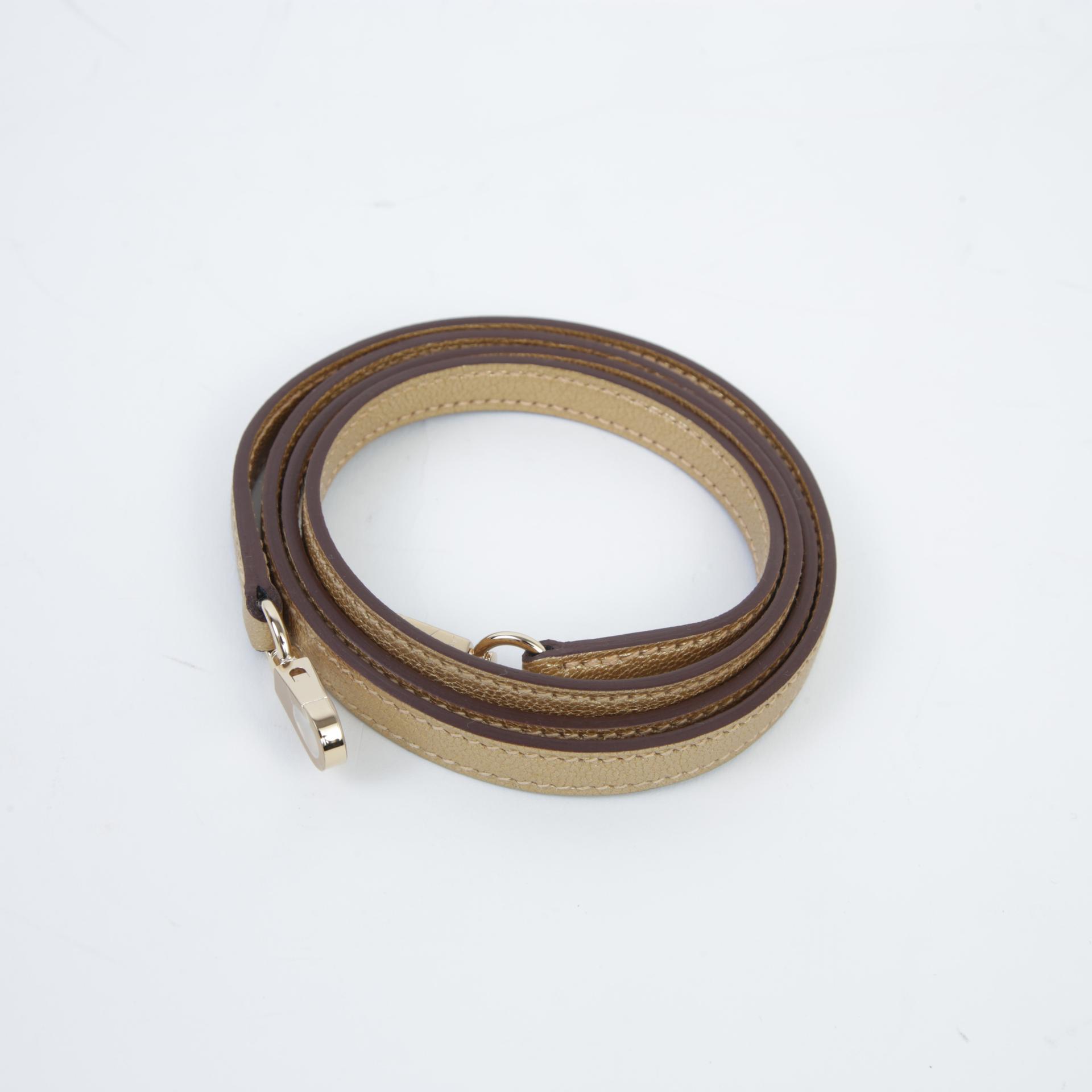 Brand New ( Rank N ) HERMÈS Mini Kelly II Dore (Y9) Chamkila Permabrass hardware W (2024) - 14