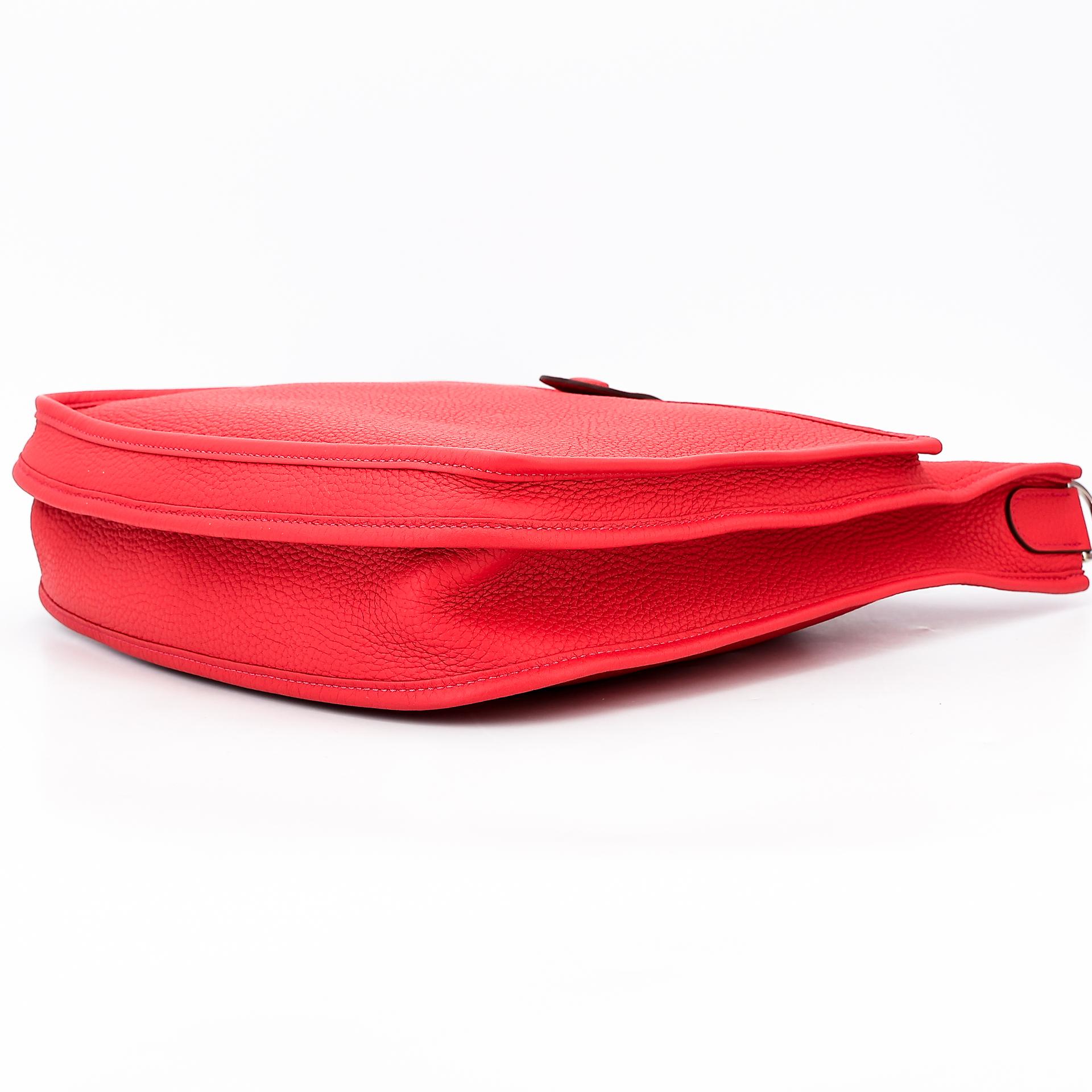 Very Good ( Rank A) HERMÈS Evelyne 29 Rouge Tomate (S5) Clemence Palladium hardware X (2016) - 5