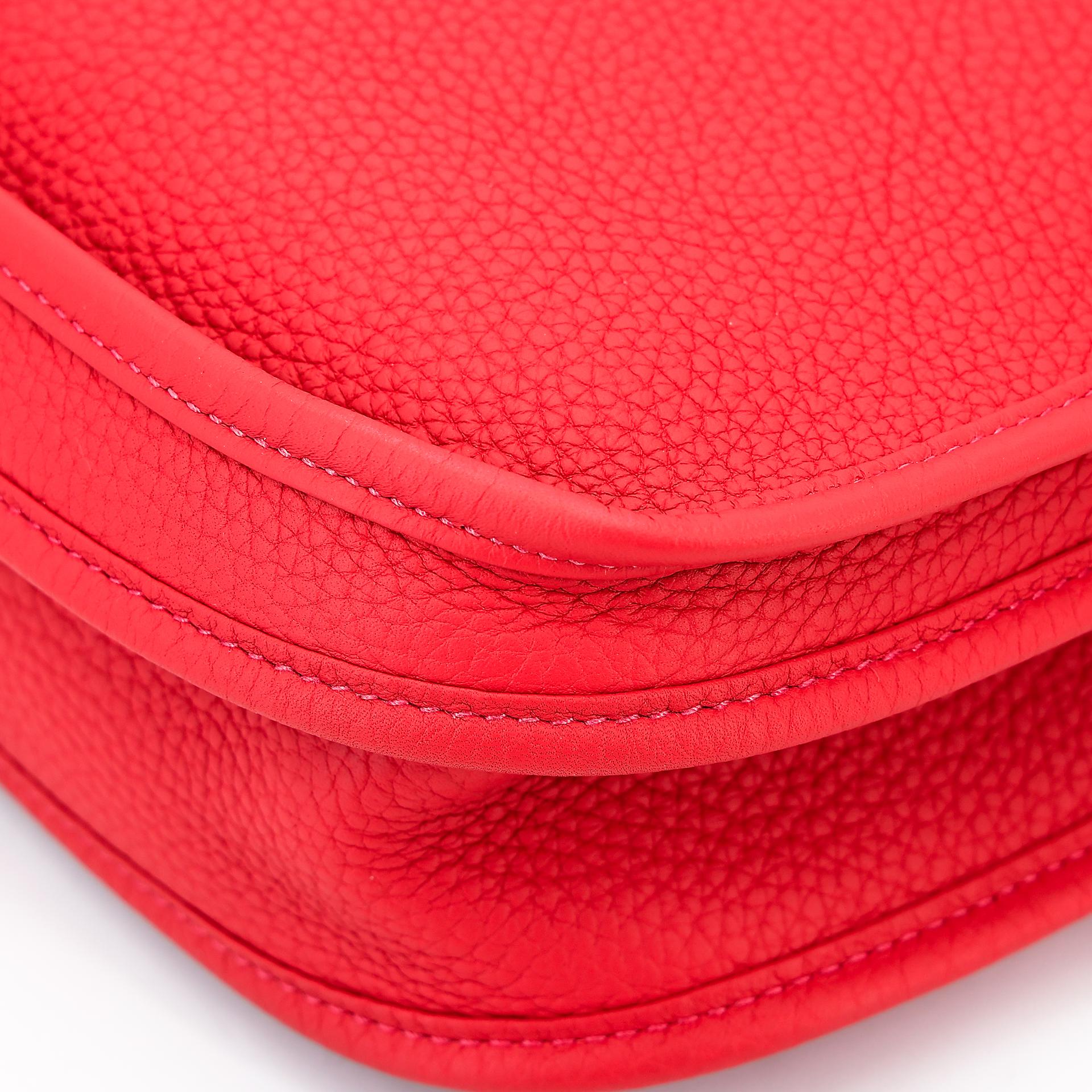 Very Good ( Rank A) HERMÈS Evelyne 29 Rouge Tomate (S5) Clemence Palladium hardware X (2016) - 9