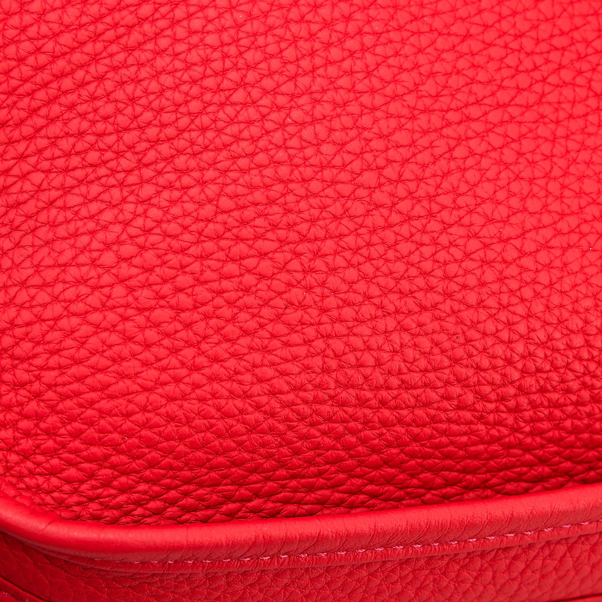 Very Good ( Rank A) HERMÈS Evelyne 29 Rouge Tomate (S5) Clemence Palladium hardware X (2016) - 11