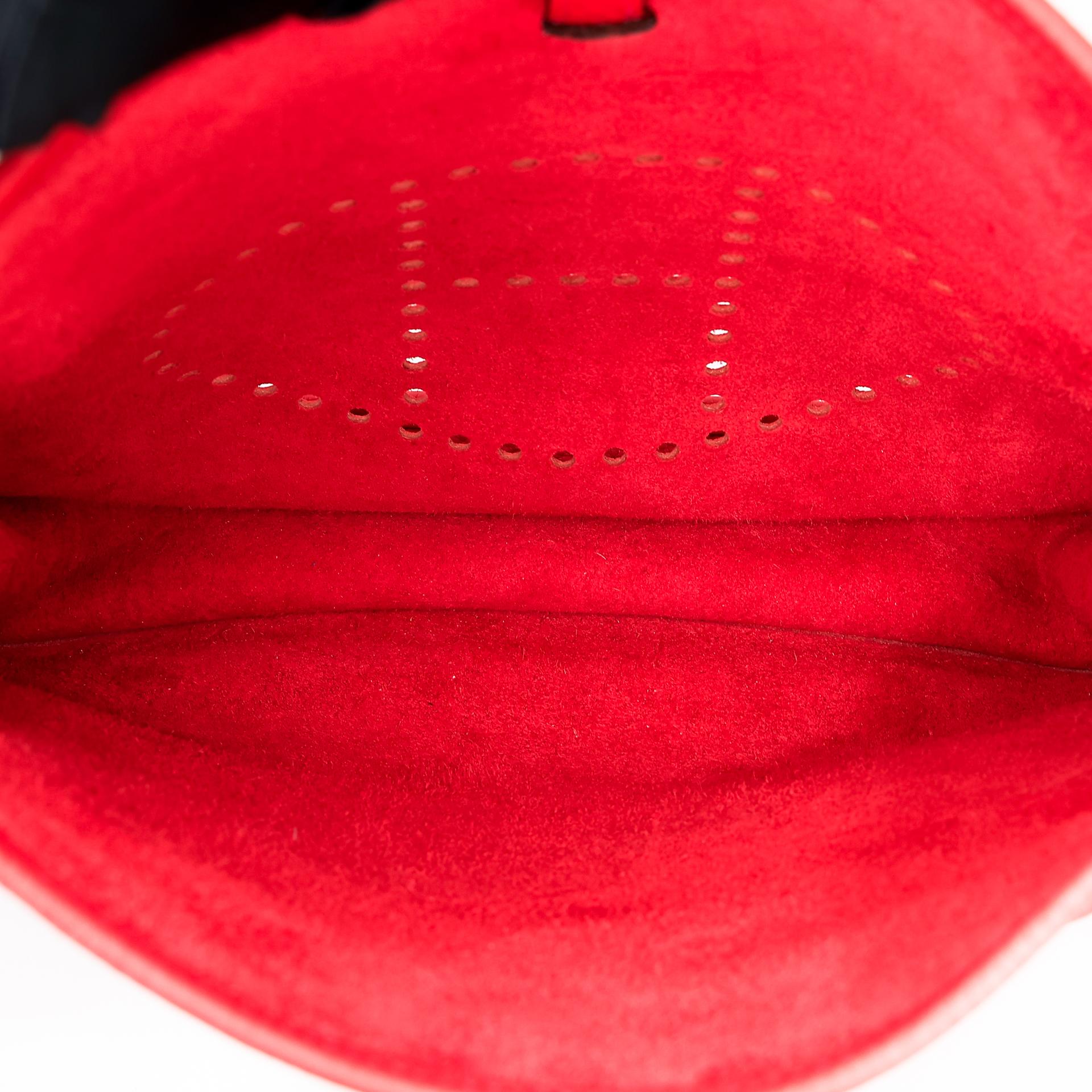 Very Good ( Rank A) HERMÈS Evelyne 29 Rouge Tomate (S5) Clemence Palladium hardware X (2016) - 19