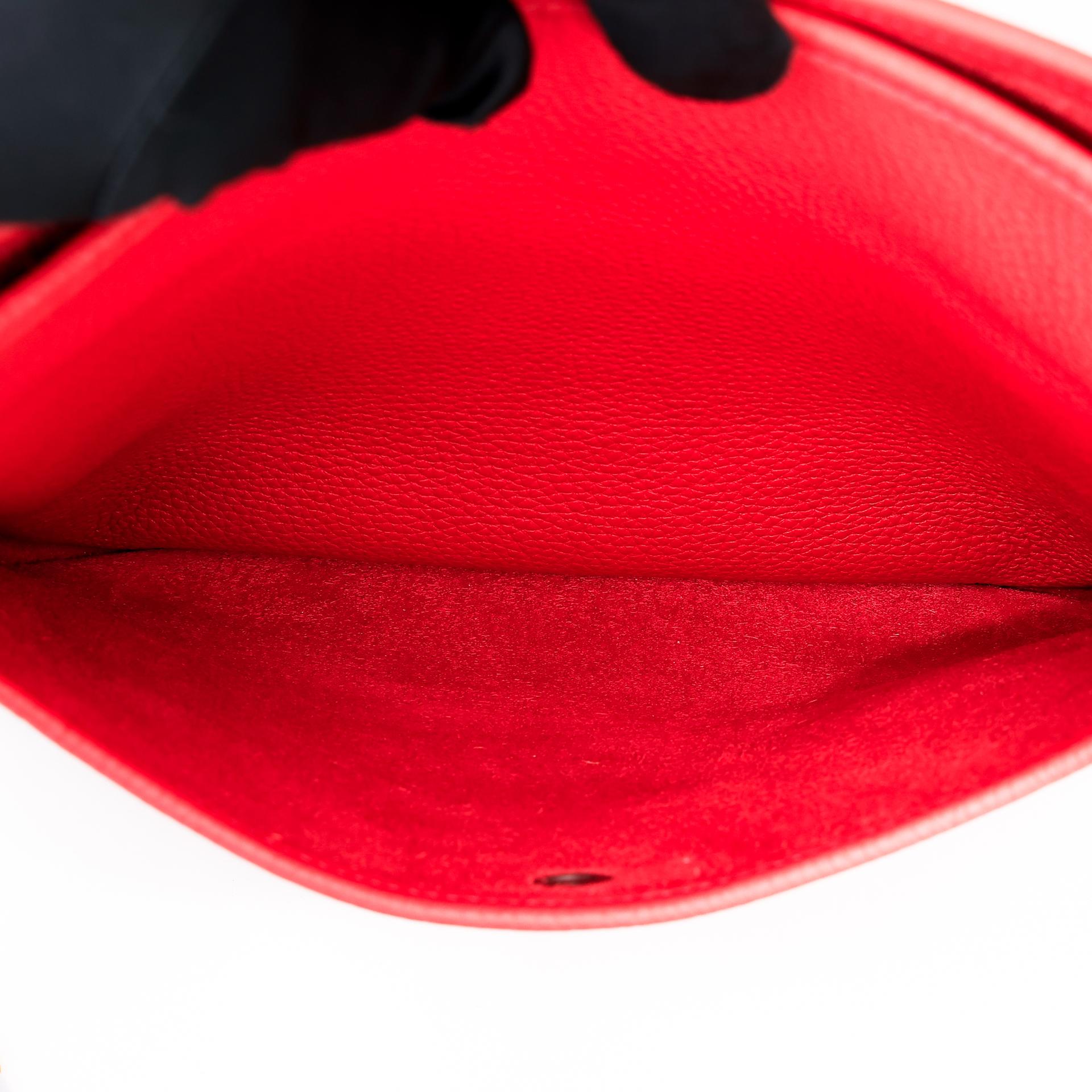 Very Good ( Rank A) HERMÈS Evelyne 29 Rouge Tomate (S5) Clemence Palladium hardware X (2016) - 20