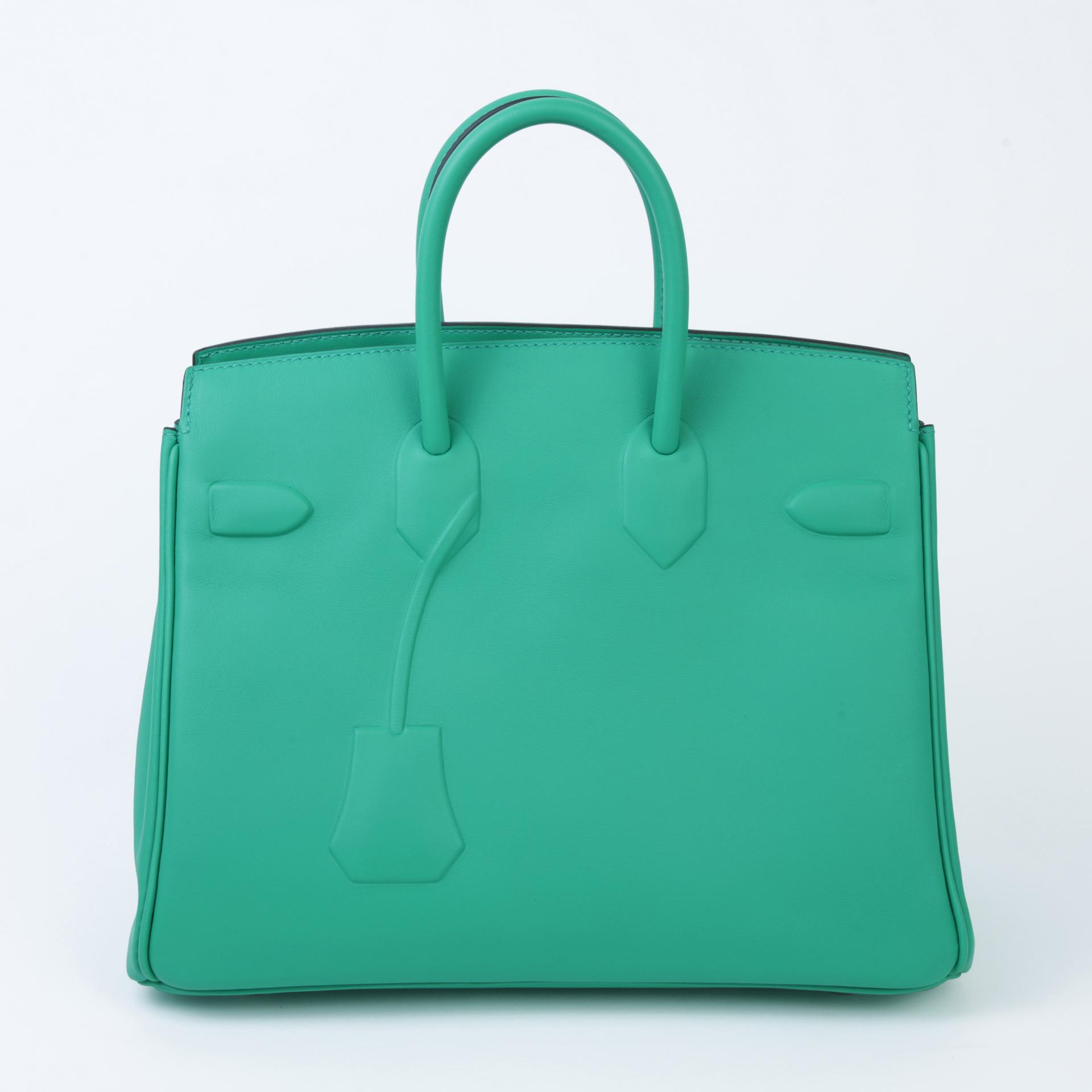 Unused ( Rank NS )  HERMÈS  Birkin 25 Shadow Menthe (6W) Swift None Z (2021) - 2