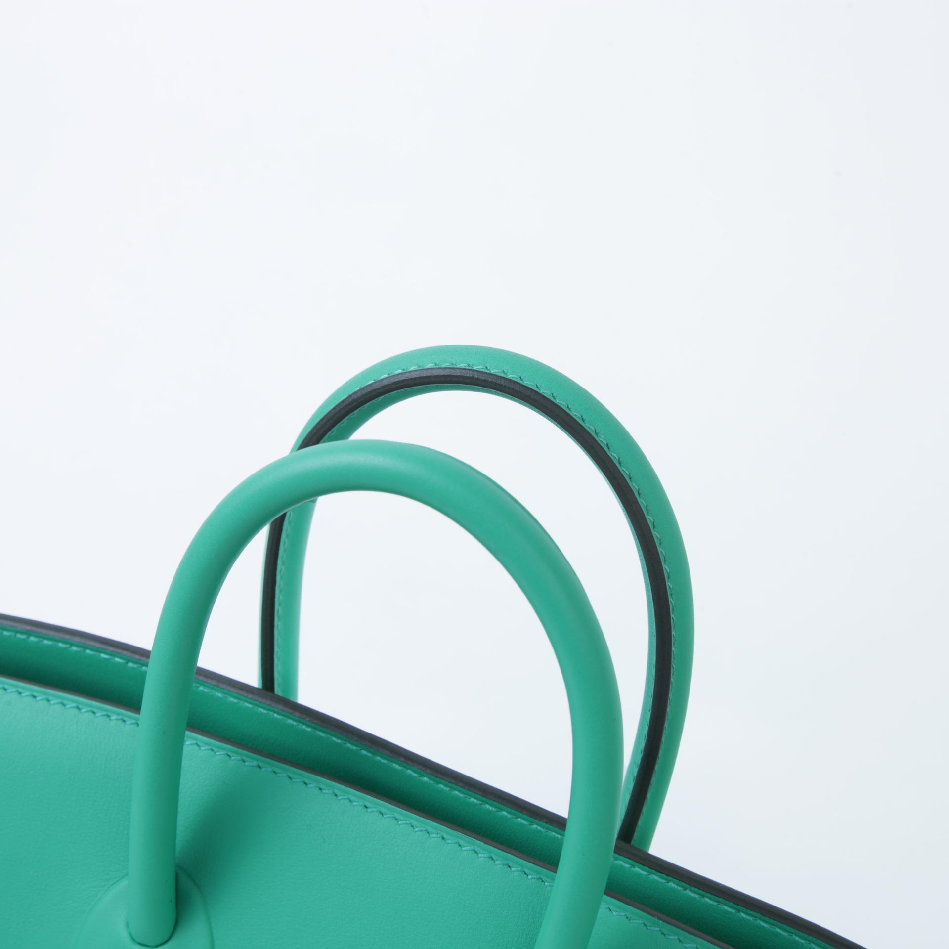 Unused ( Rank NS )  HERMÈS  Birkin 25 Shadow Menthe (6W) Swift None Z (2021) - 3