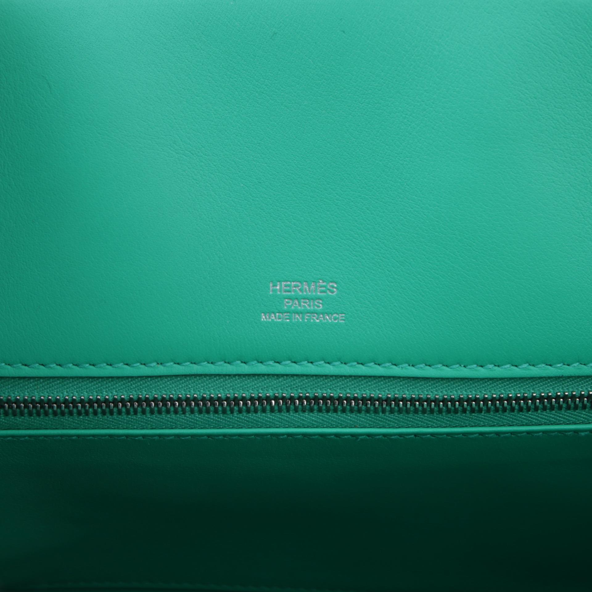 Unused ( Rank NS )  HERMÈS  Birkin 25 Shadow Menthe (6W) Swift None Z (2021) - 8