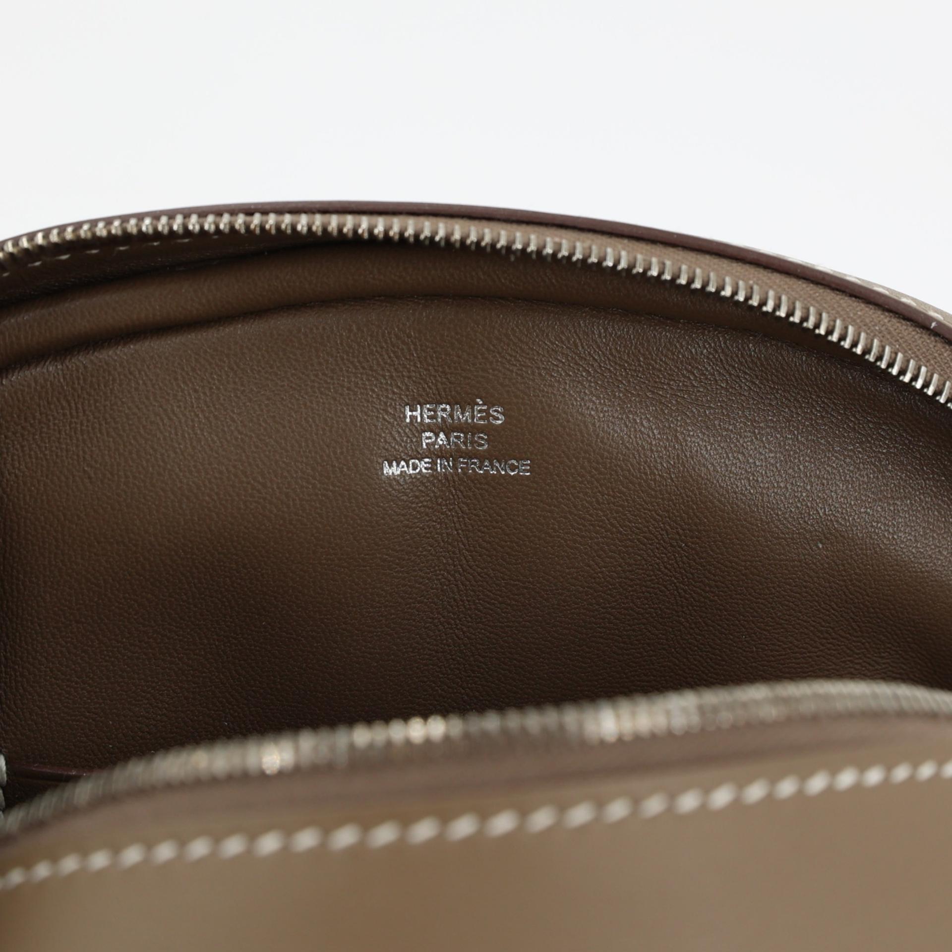 Excellent ( Rank SA ) HERMÈS In-The-Loop belt bag Etoupe (18) Swift Palladium hardware Z (2021) - 7