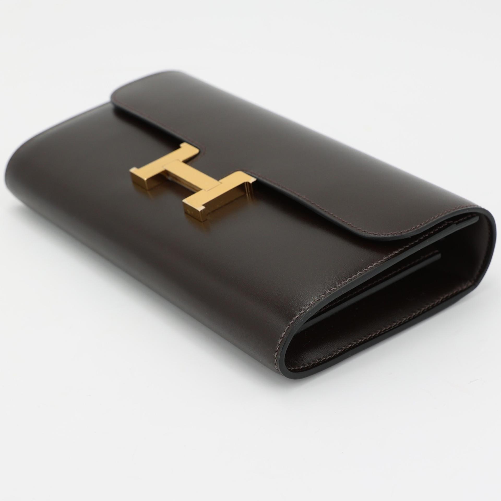 【美品】コンスタンストゥーゴー　ゴールド金具 ショルダー無し　W刻印 コンスタンストゥーゴー ロック ショコラ (47) | GINZA XIAOMA