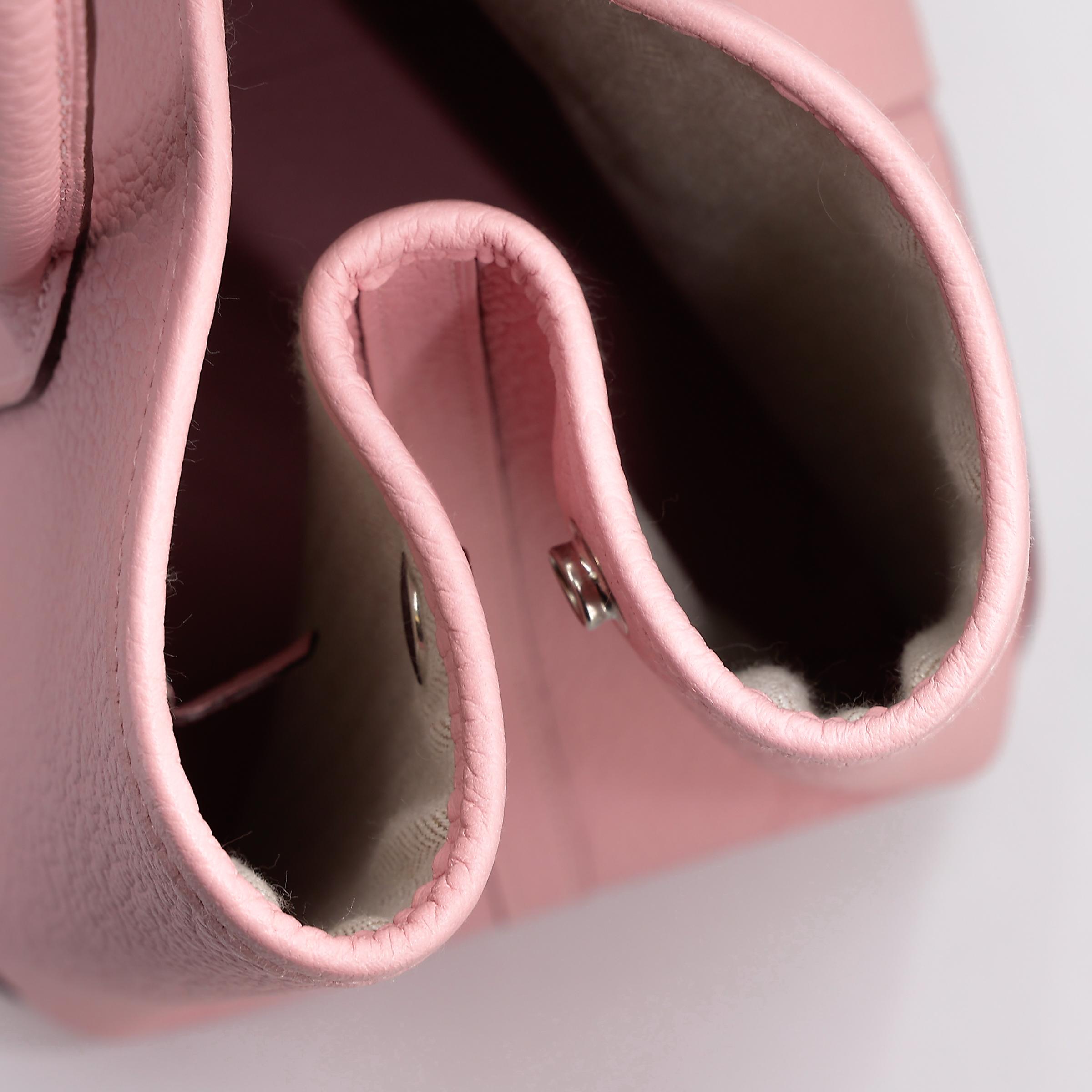 Very Good ( Rank A) HERMÈS Garden Party PM Rose Sakura (3Q) Country Palladium hardware T (2015) - 22