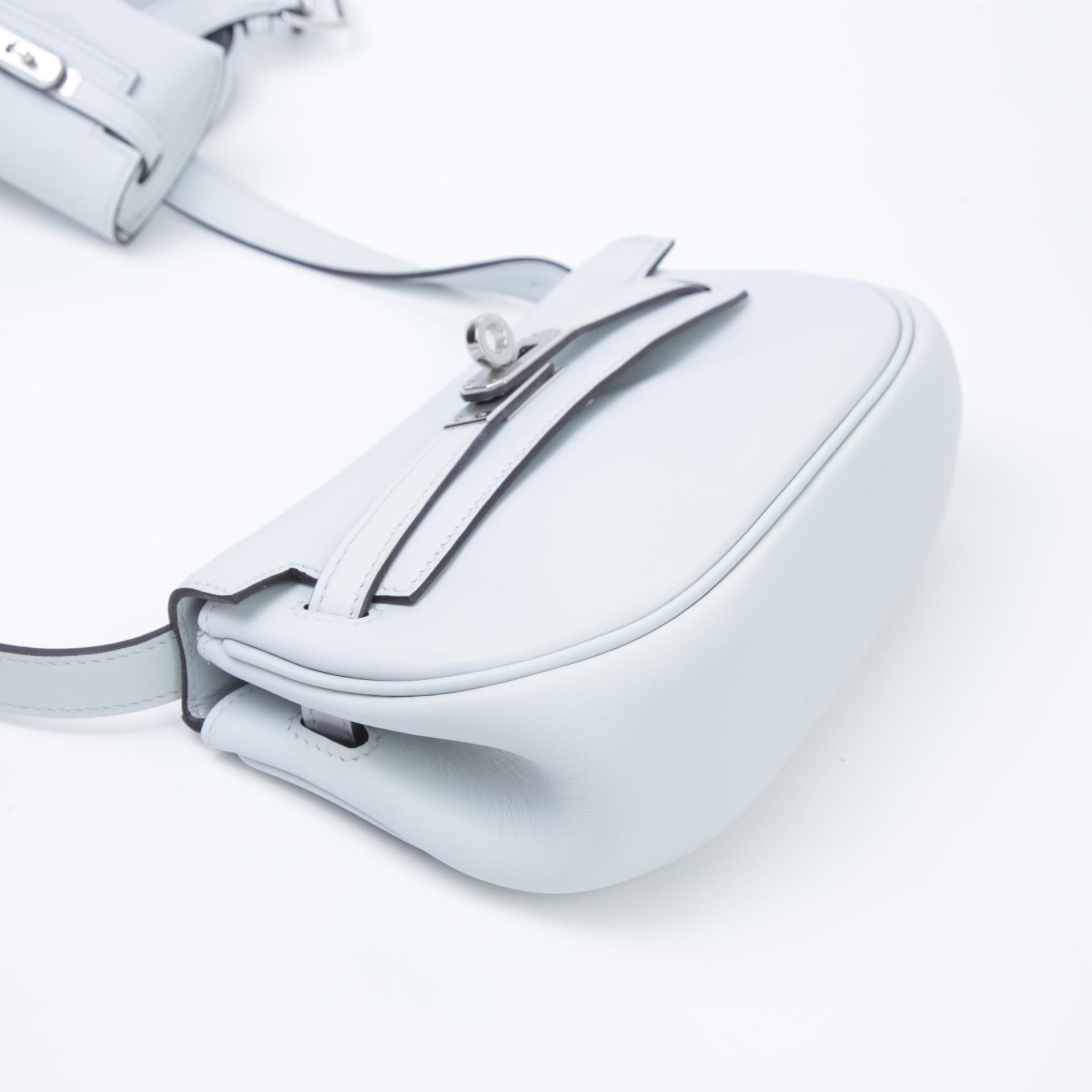 Unused ( Rank NS ) HERMÈS Kelly Moove Gris Platine (N4) Swift Palladium hardware W (2024) - 3
