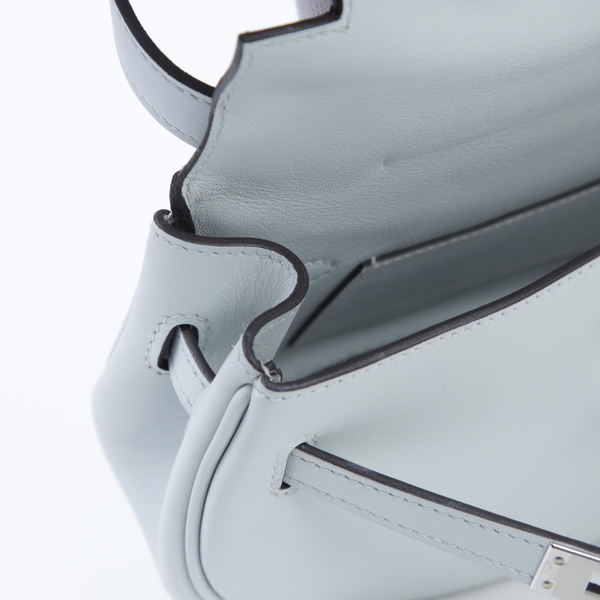 Unused ( Rank NS ) HERMÈS Kelly Moove Gris Platine (N4) Swift Palladium hardware W (2024) - 11