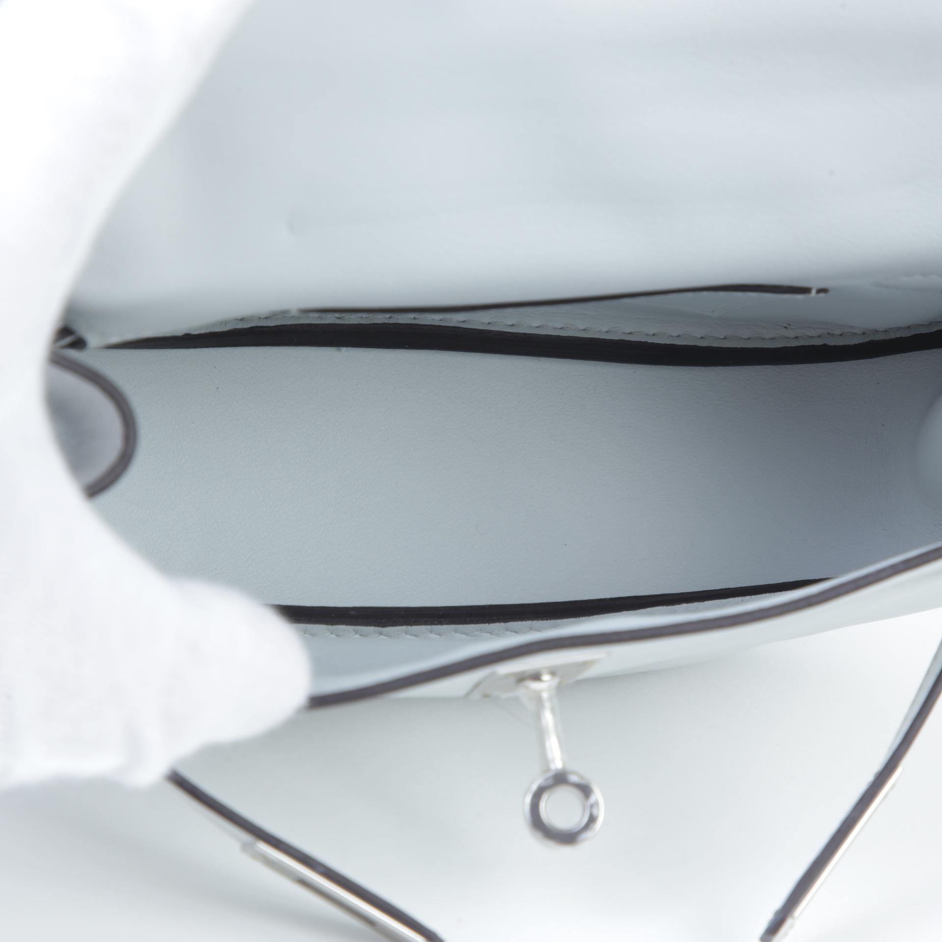 Unused ( Rank NS ) HERMÈS Kelly Moove Gris Platine (N4) Swift Palladium hardware W (2024) - 9