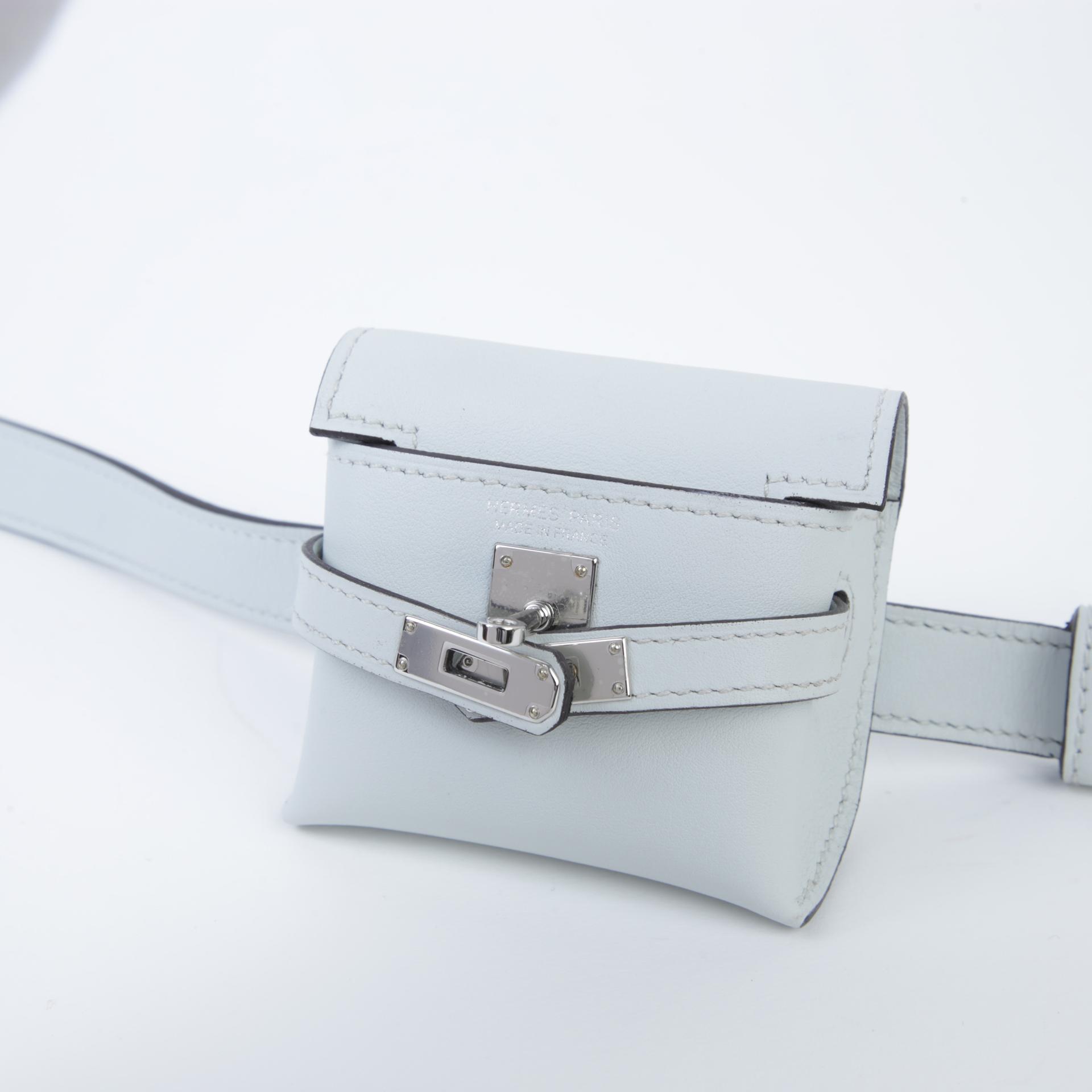 Unused ( Rank NS ) HERMÈS Kelly Moove Gris Platine (N4) Swift Palladium hardware W (2024) - 14