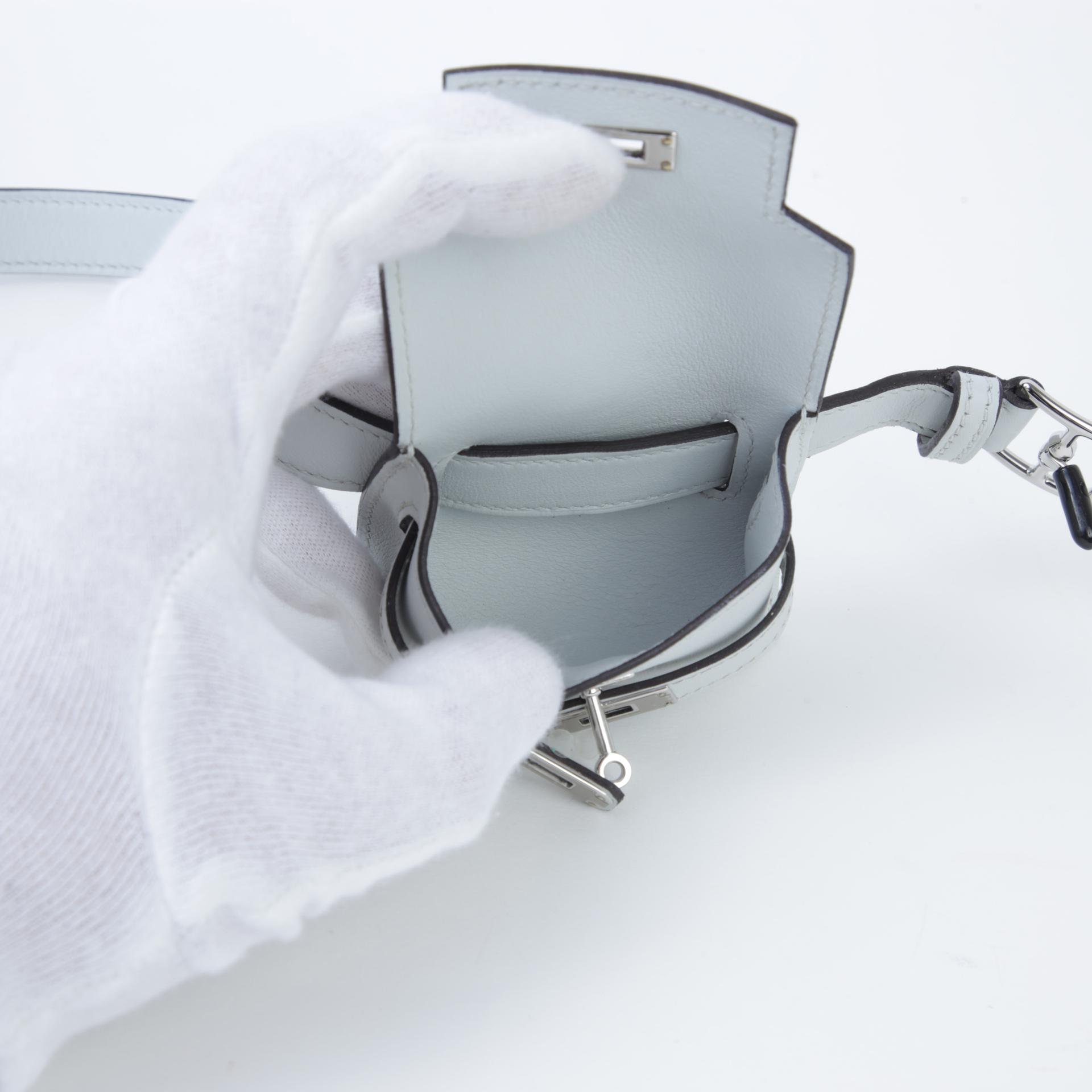 Unused ( Rank NS ) HERMÈS Kelly Moove Gris Platine (N4) Swift Palladium hardware W (2024) - 15