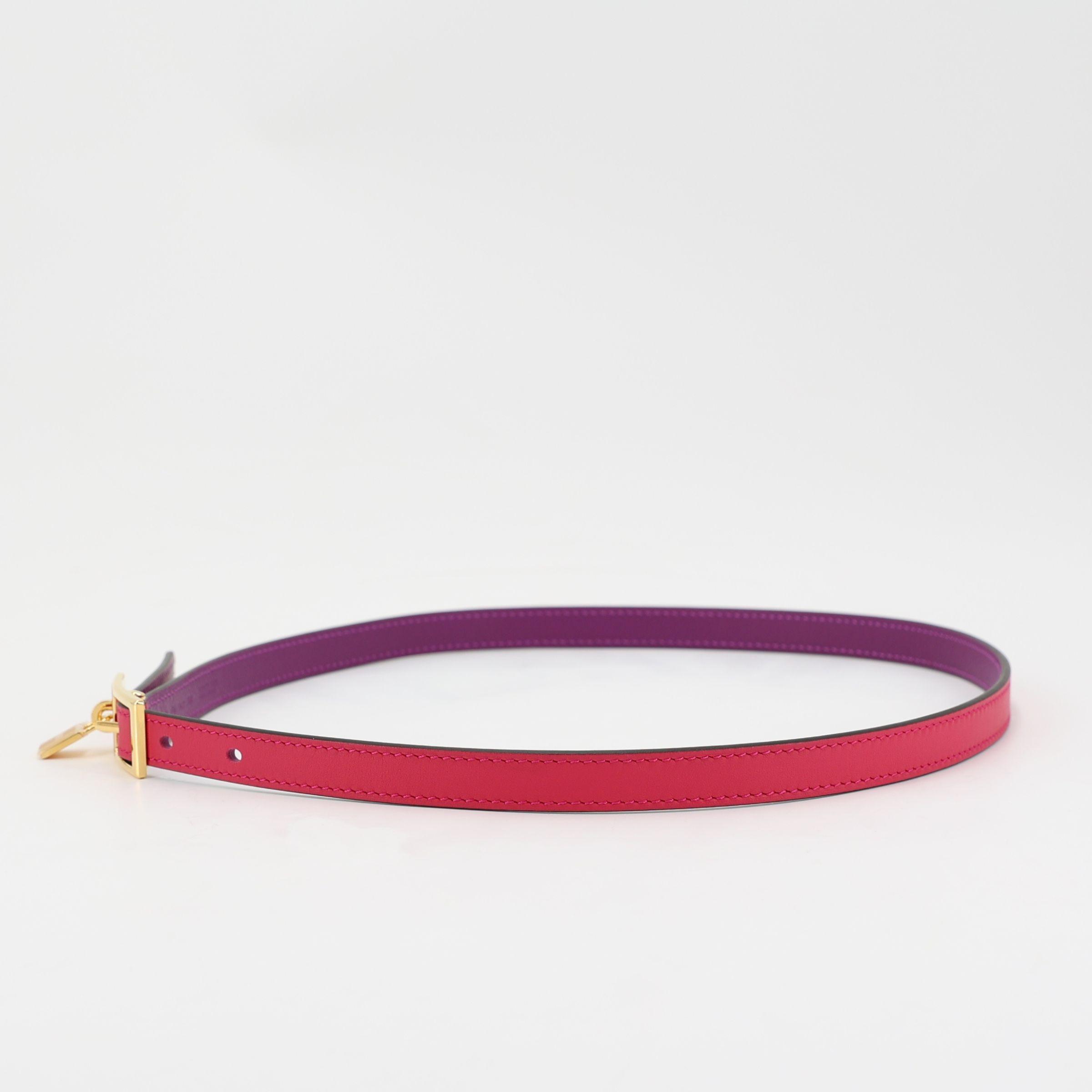Lucky 15 reversible belt Rose Mexico (0D) Anemone (P9)