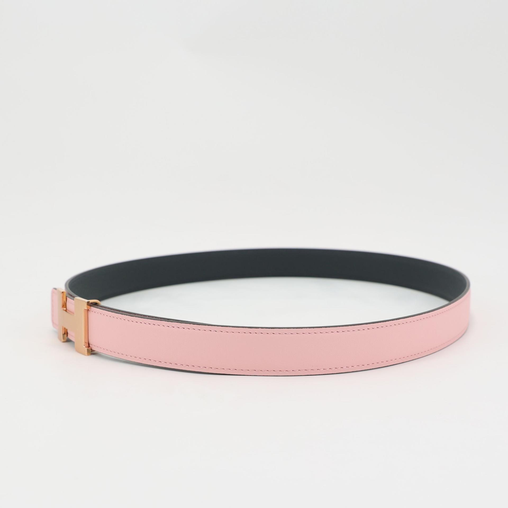 H Belt Gris misty (H0) Rose Sakura (3Q)