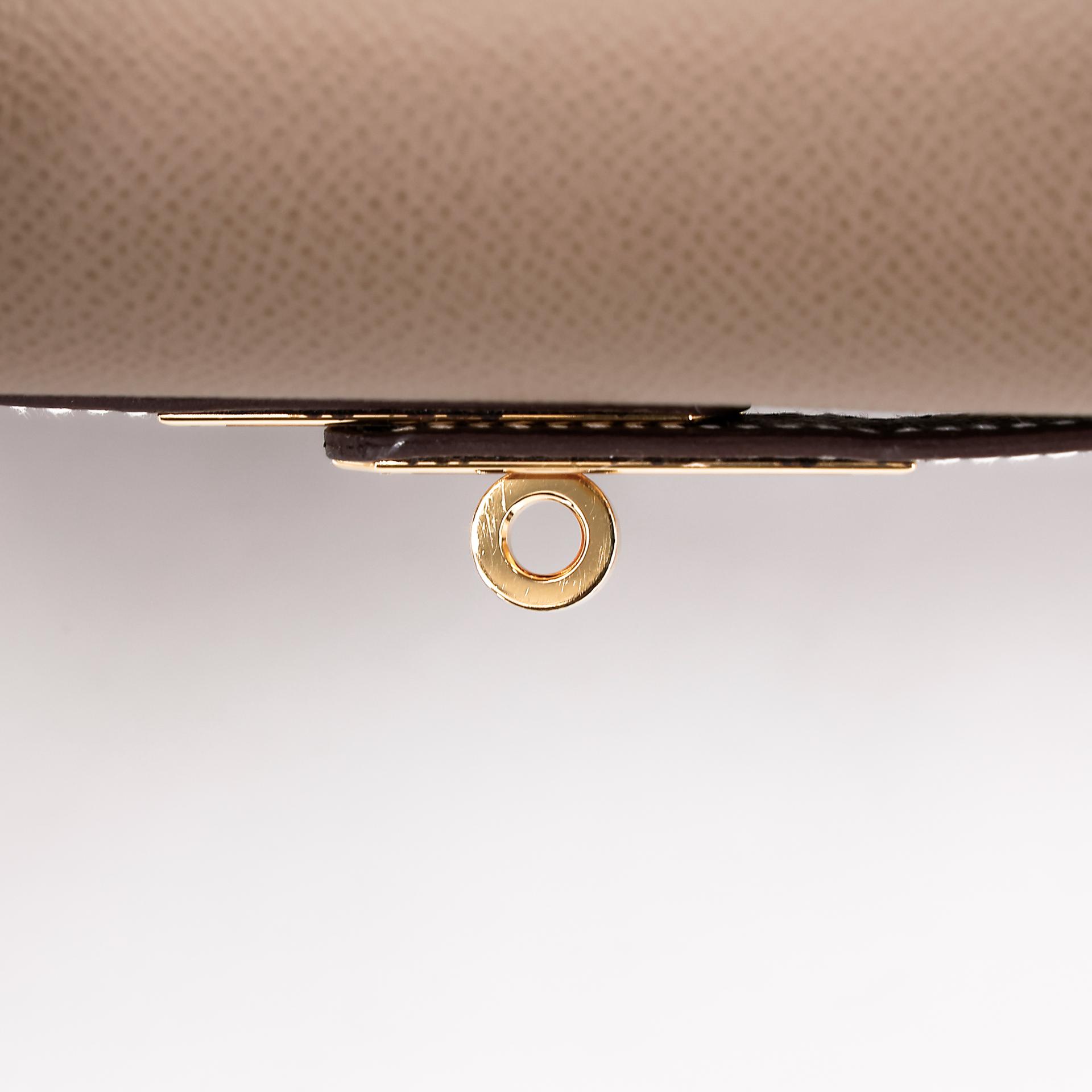 Excellent ( Rank SA ) HERMÈS Kelly 28 Sellier Etoupe (18) Epsom Gold hardware U (2022) - 15