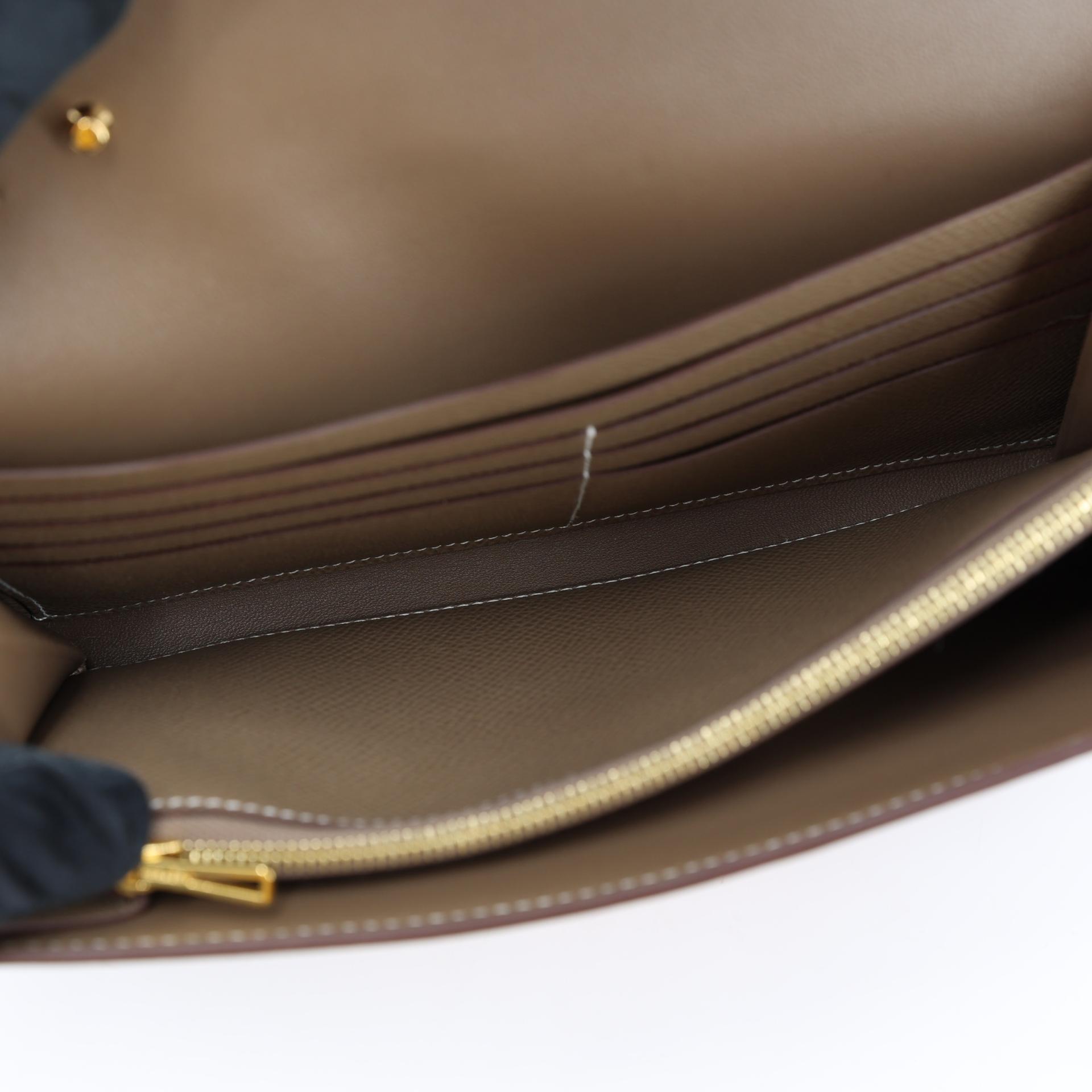 全新 HERMÈS 爱马仕 Constance To Go 18 大象灰 Etoupe Epsom皮 金扣 W刻 2024年 - 10