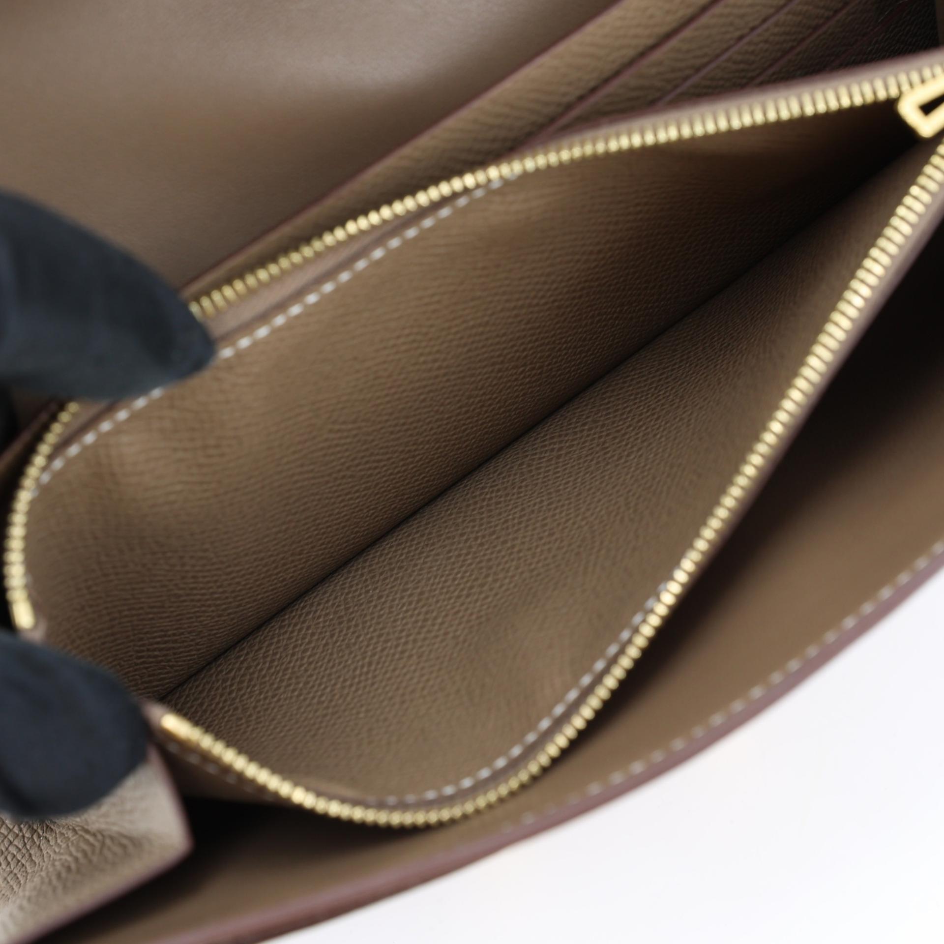 全新 HERMÈS 爱马仕 Constance To Go 18 大象灰 Etoupe Epsom皮 金扣 W刻 2024年 - 11