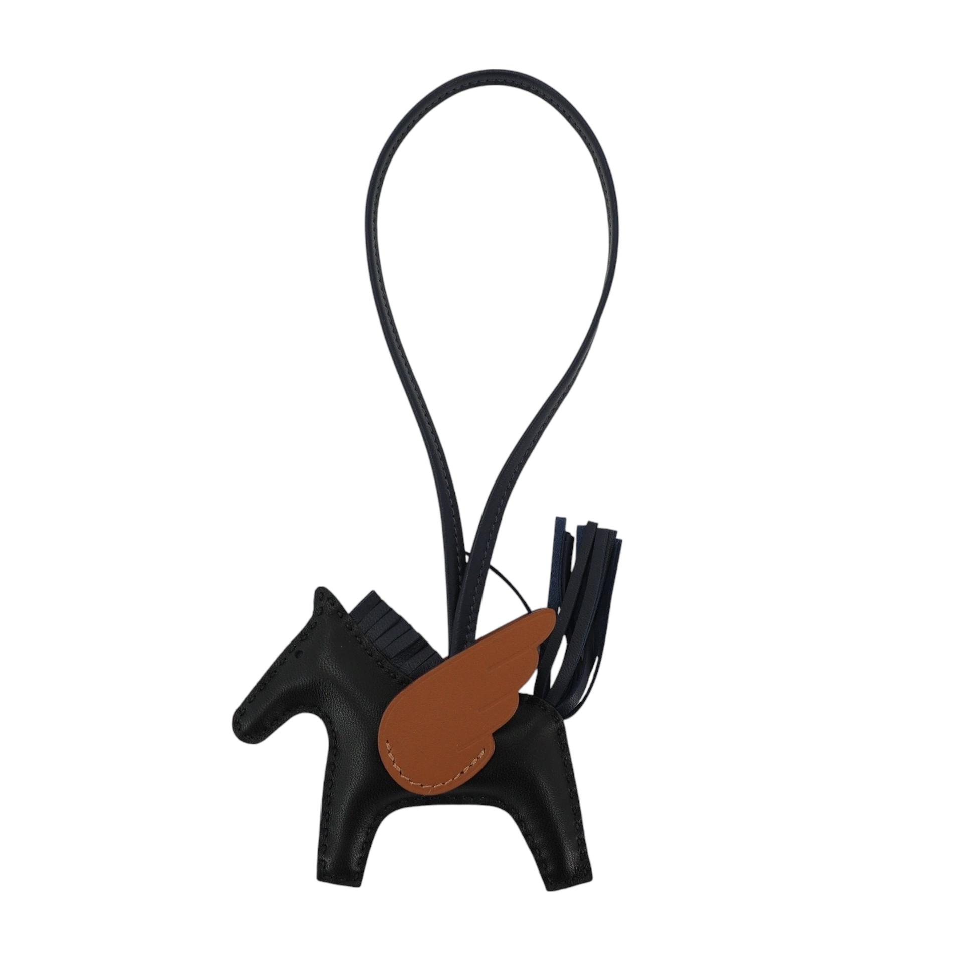 Brand New ( Rank N ) HERMÈS Rodeo Pegase PM Gold (37) Black (89) Bleu Nuit (2Z) Agneau W (2024) - 1