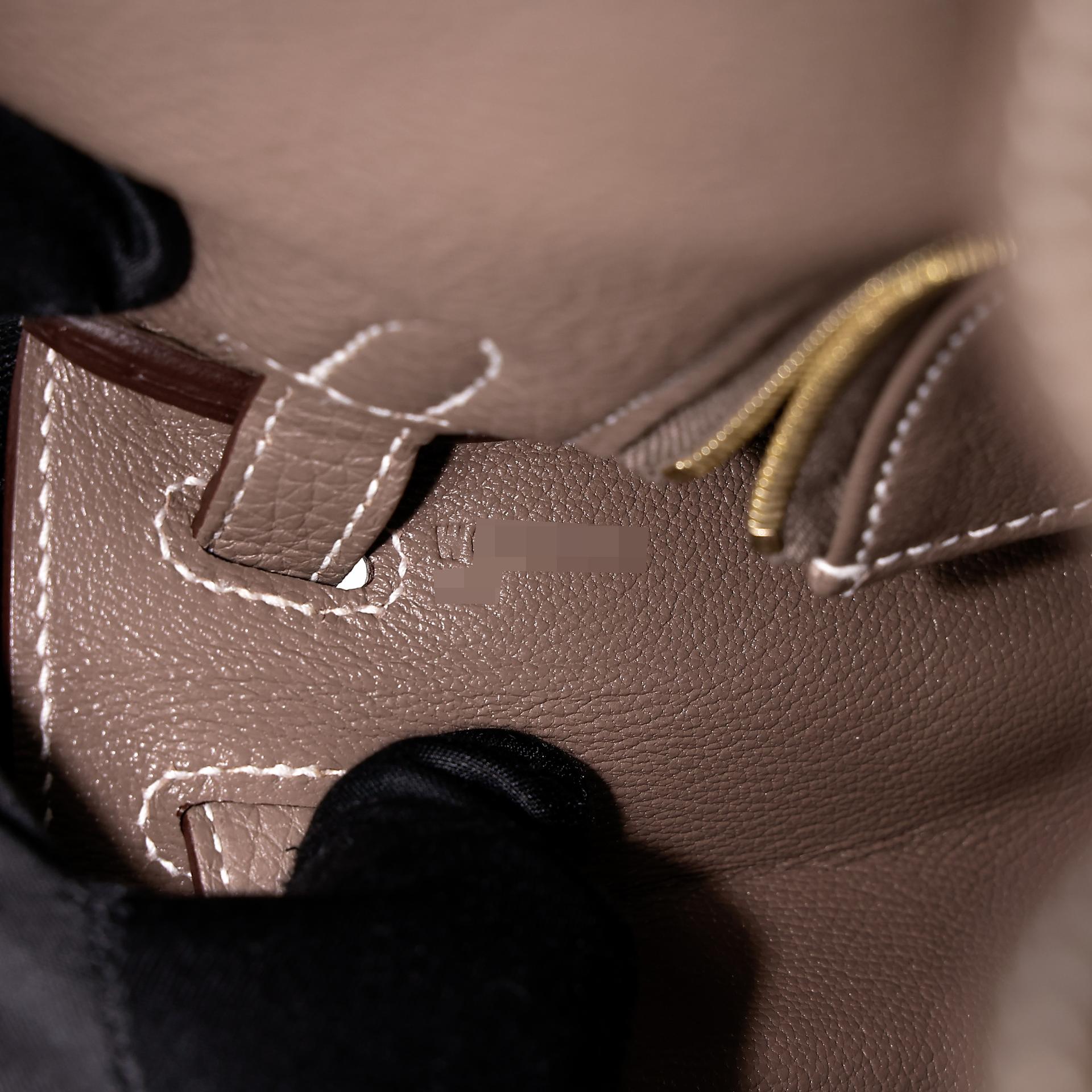 全新 HERMÈS 爱马仕 Kelly 25 18 大象灰 Etoupe Togo小牛皮 金扣 W刻 2024年 - 12