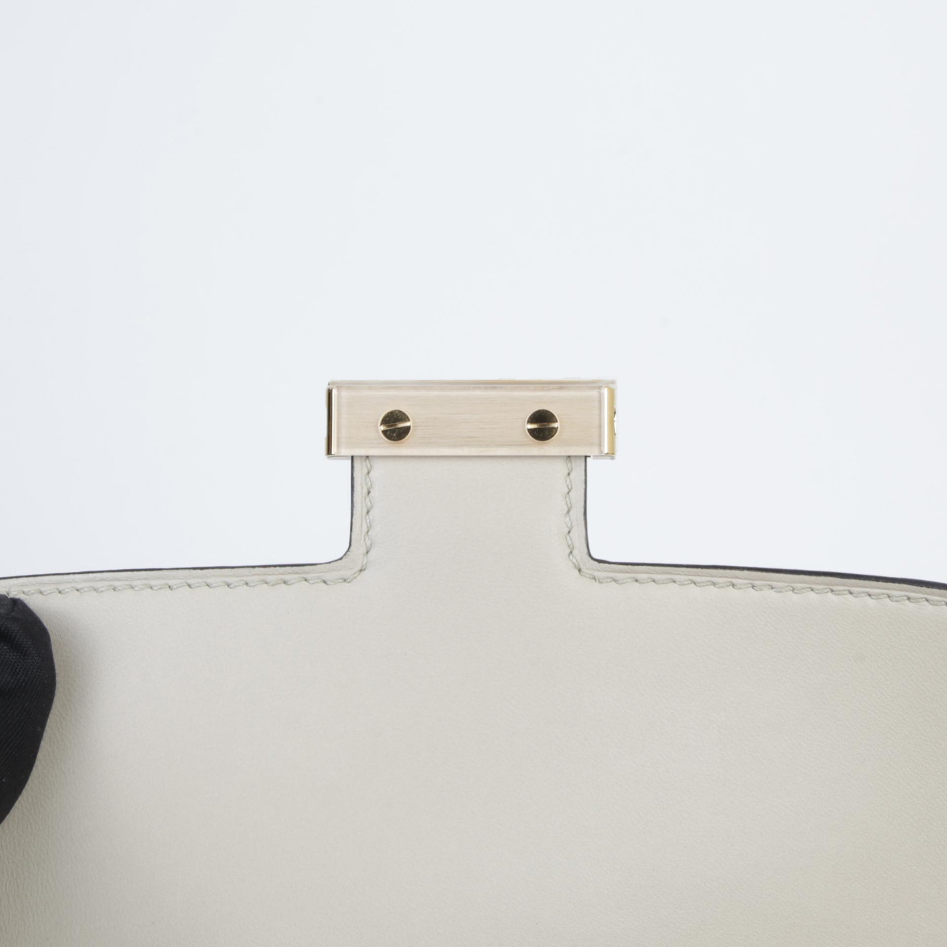 ランク SA HERMÈS エルメス コンスタンス3 ミニ オンブレ (1B) リザード ゴールド金具 Z刻印 - 9