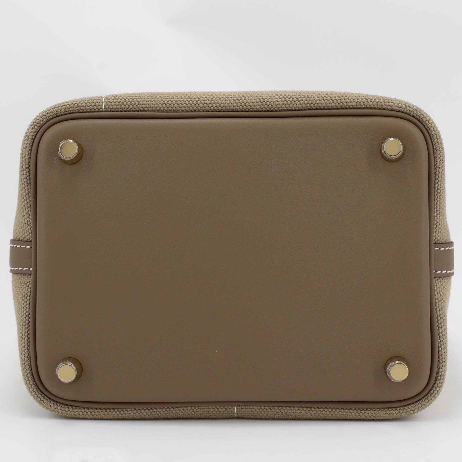 Picotin Lock 18 Cargo Etoupe (18) Beige Marfa (8Q) - GINZA XIAOMA